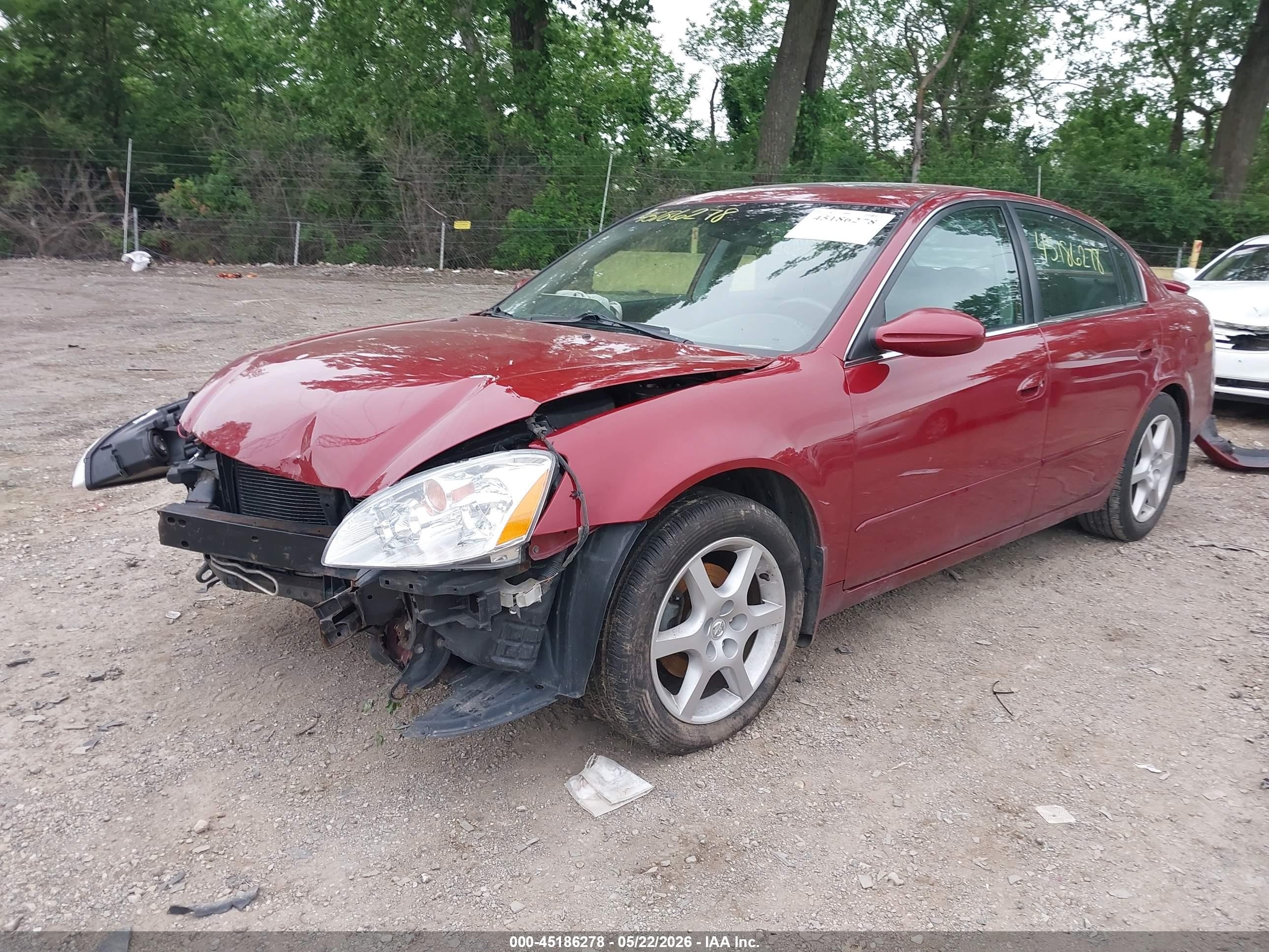 2004 Nissan Altima 3.5 Se Red vin: 1N4BL11D34C106573