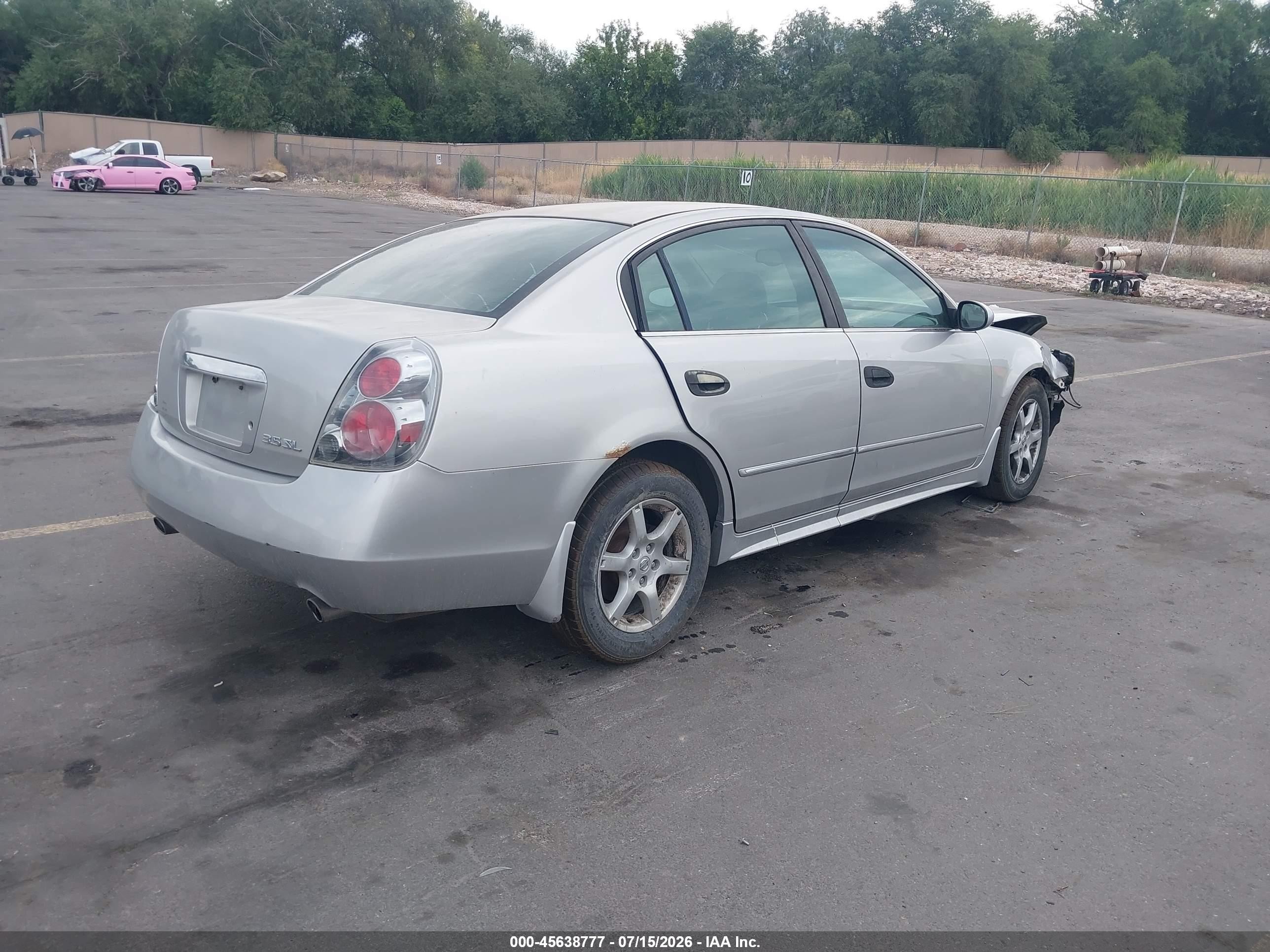 2005 Nissan Altima 3.5 Sl Silver vin: 1N4BL11D35N402764