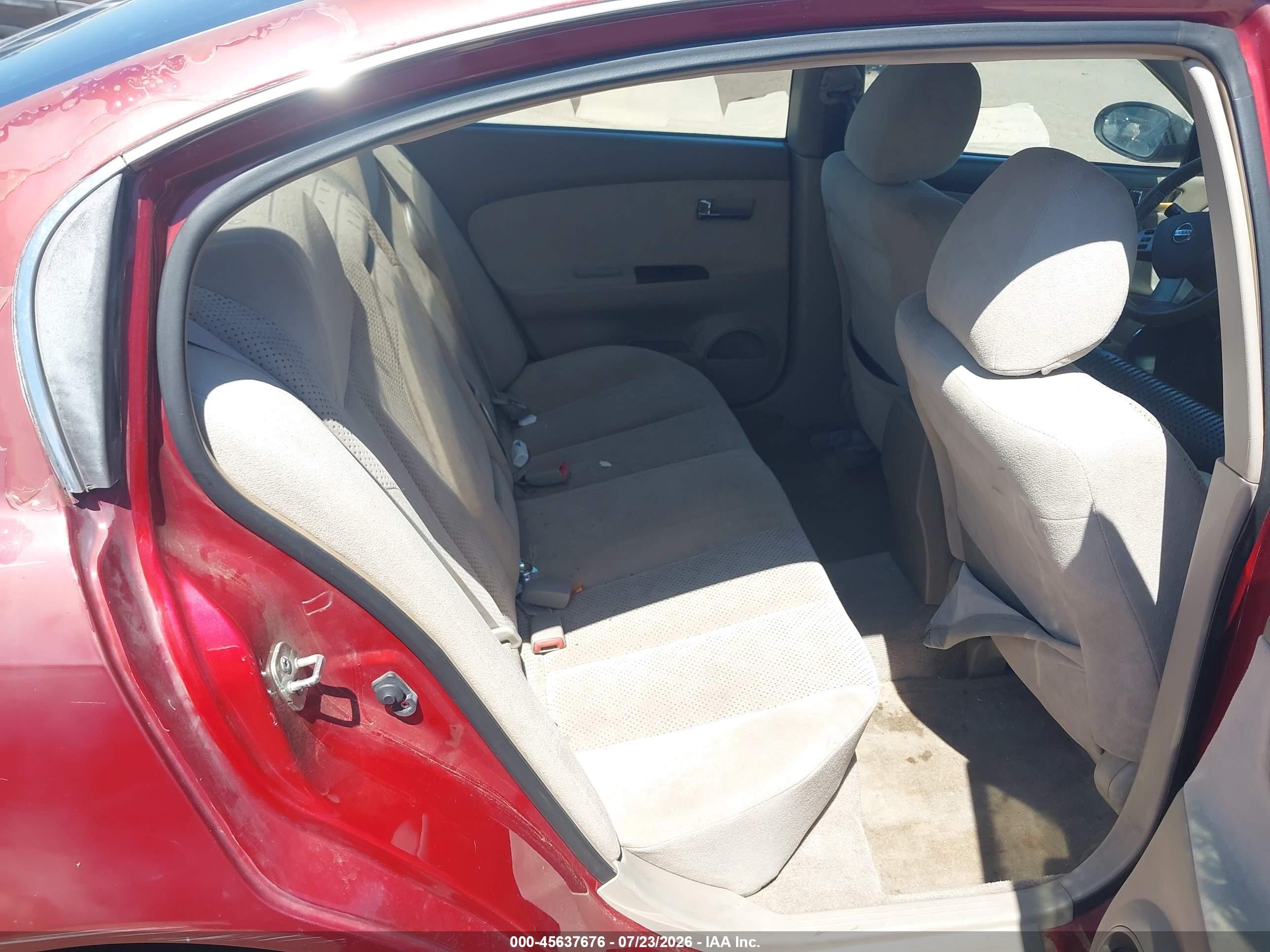 2005 Nissan Altima 3.5 Se Red vin: 1N4BL11D35N926593