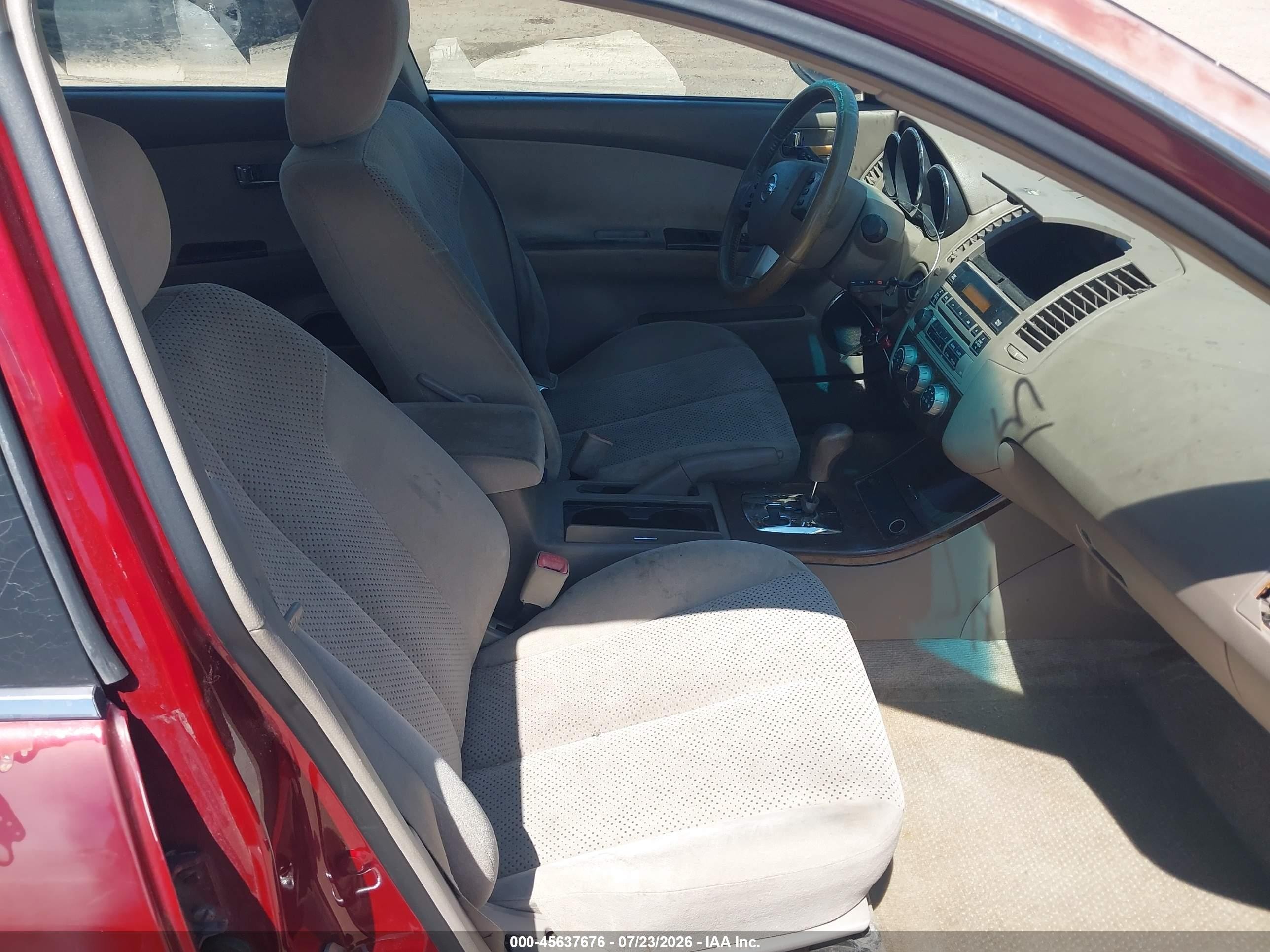 2005 Nissan Altima 3.5 Se Red vin: 1N4BL11D35N926593