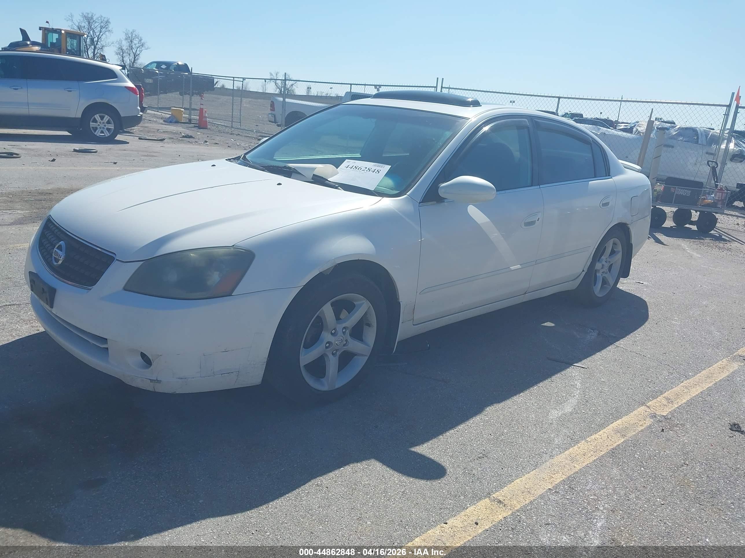 2006 Nissan Altima 3.5 Se White vin: 1N4BL11D36C157252
