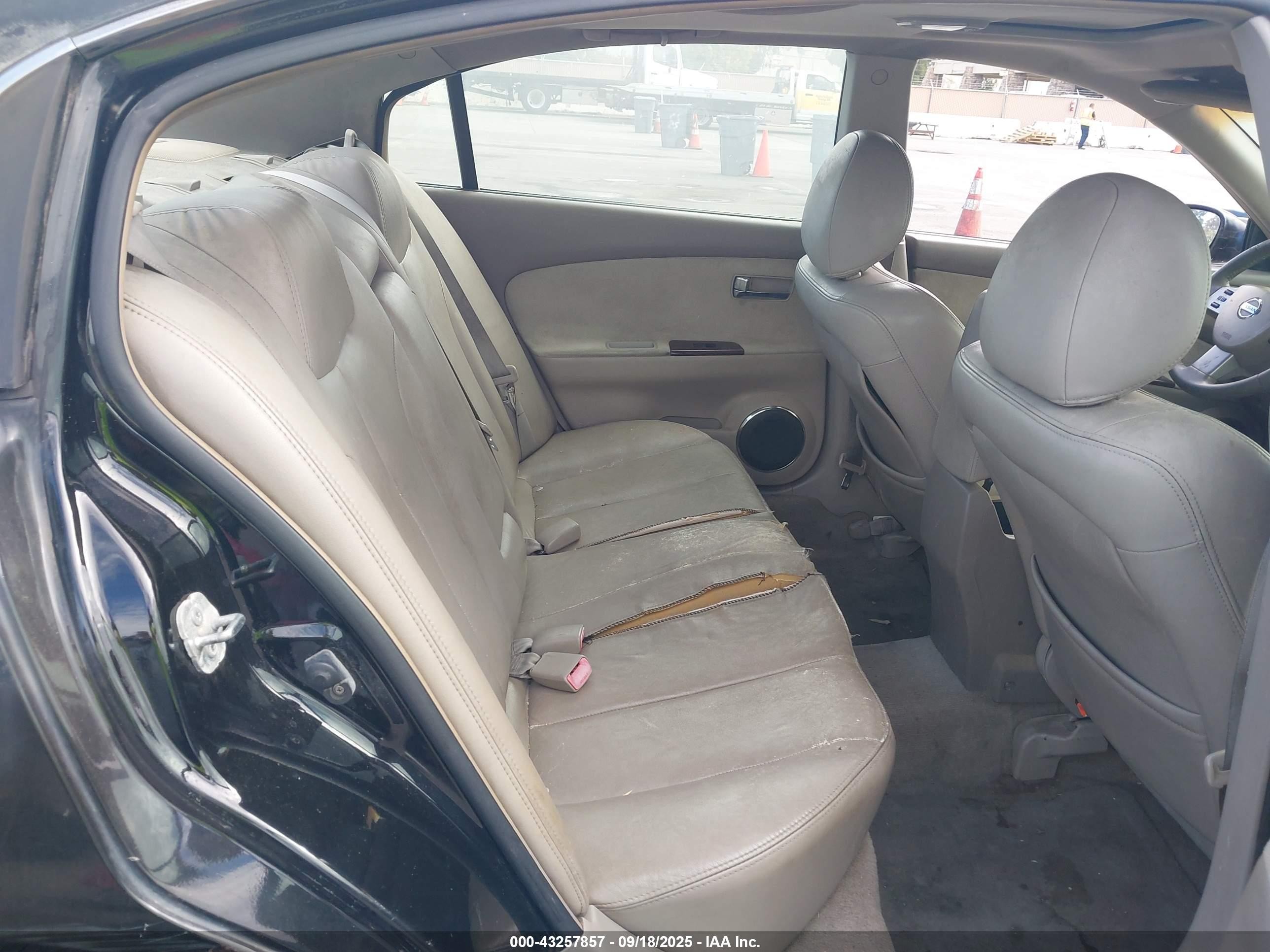 2006 Nissan Altima 3.5 Sl Black vin: 1N4BL11D36C239806
