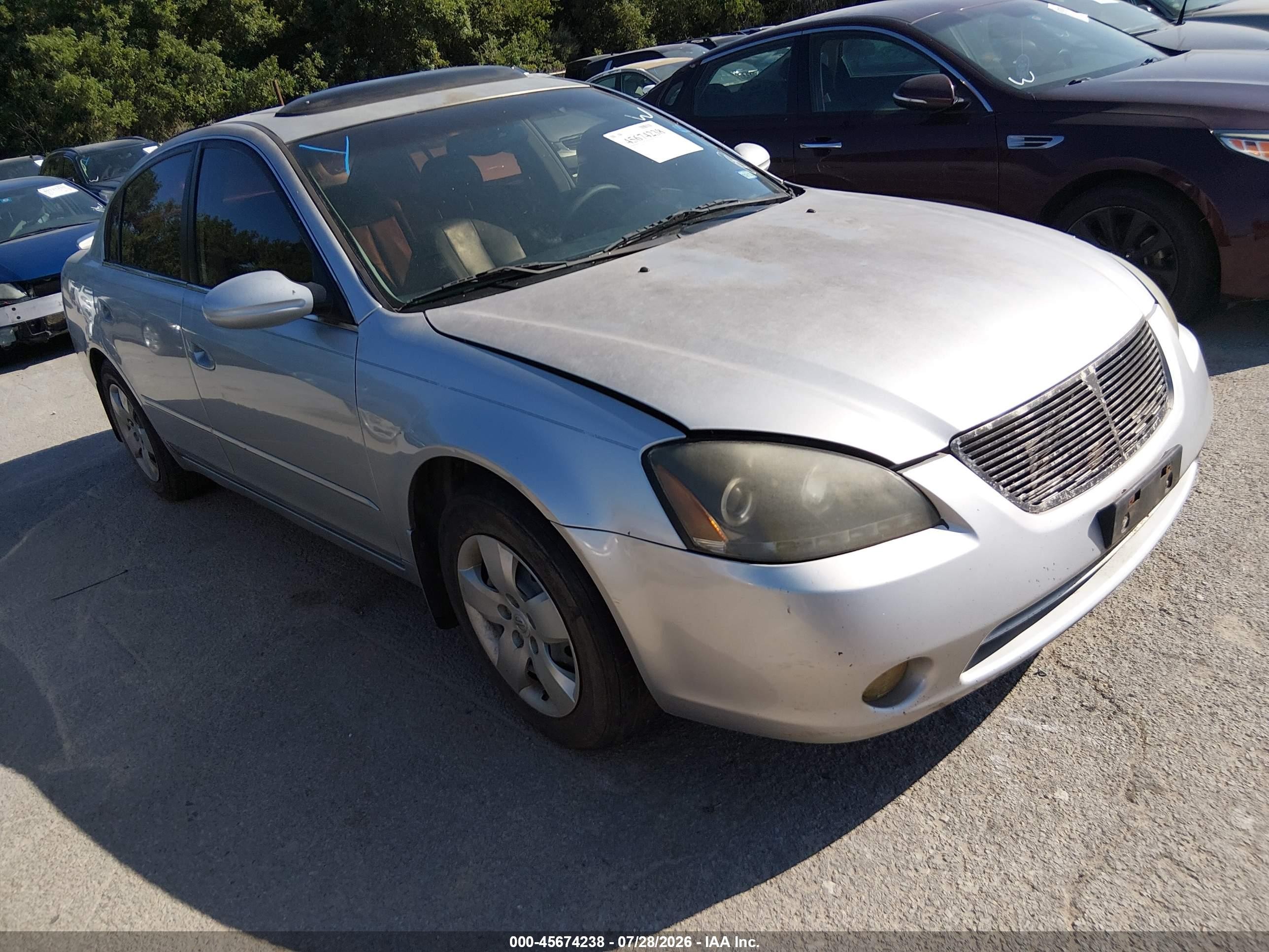 2003 Nissan Altima 3.5 Se Silver vin: 1N4BL11D43C244881