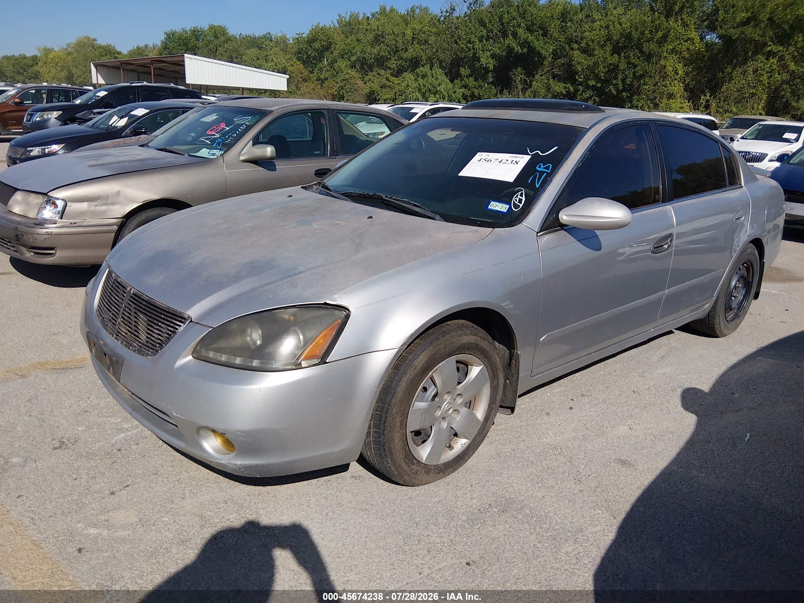 2003 Nissan Altima 3.5 Se Серебряный vin: 1N4BL11D43C244881