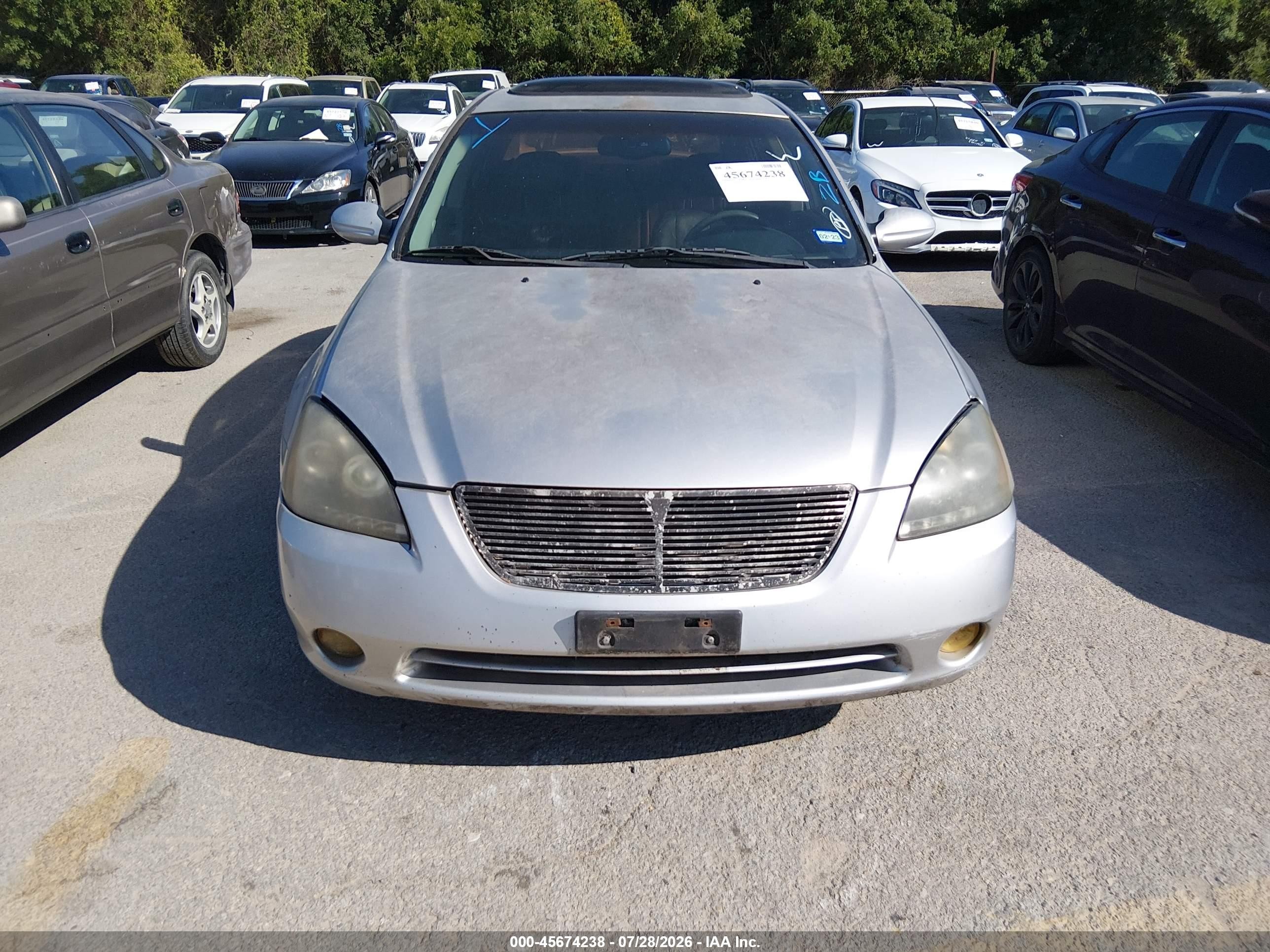 2003 Nissan Altima 3.5 Se Серебряный vin: 1N4BL11D43C244881