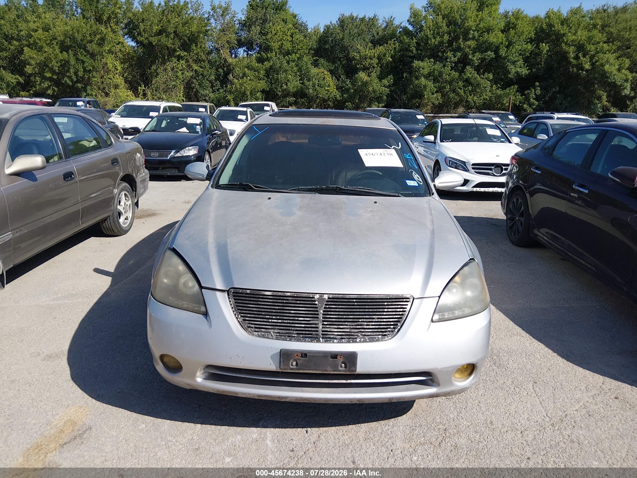 2003 Nissan Altima 3.5 Se Серебряный vin: 1N4BL11D43C244881