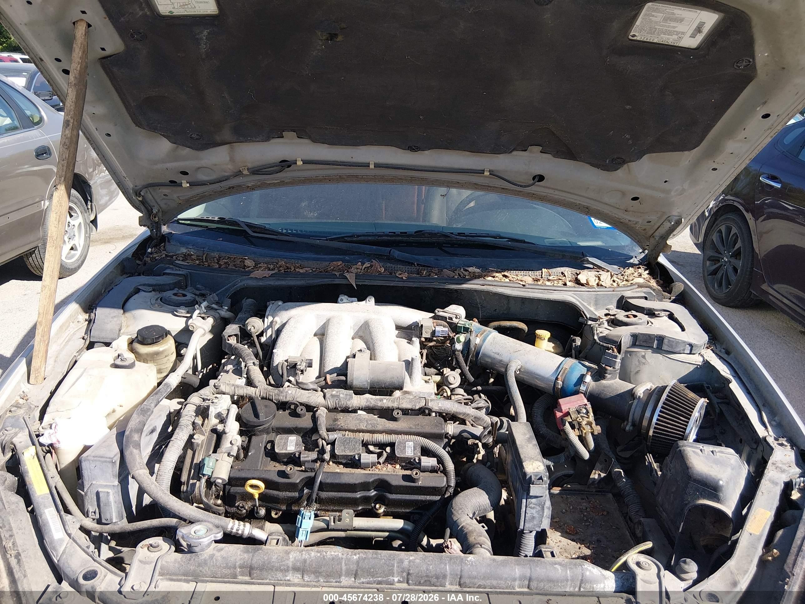 2003 Nissan Altima 3.5 Se Серебряный vin: 1N4BL11D43C244881
