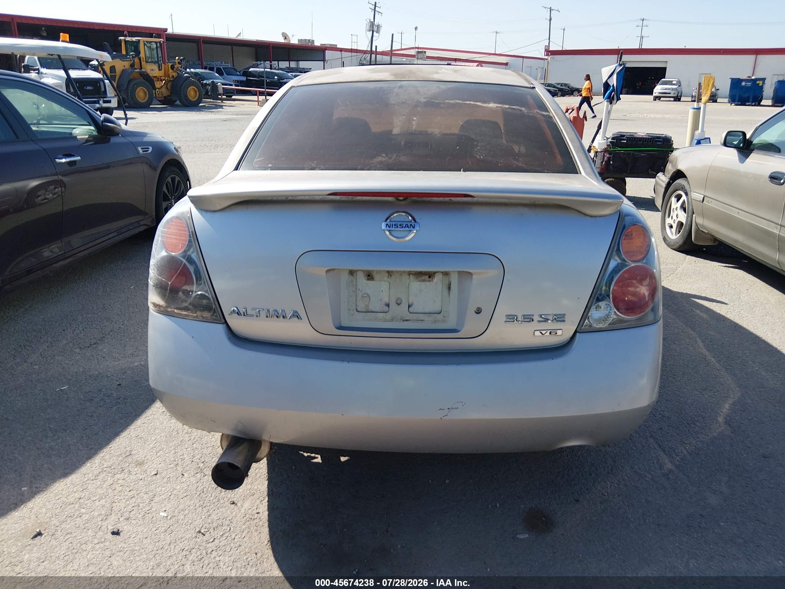 2003 Nissan Altima 3.5 Se Серебряный vin: 1N4BL11D43C244881