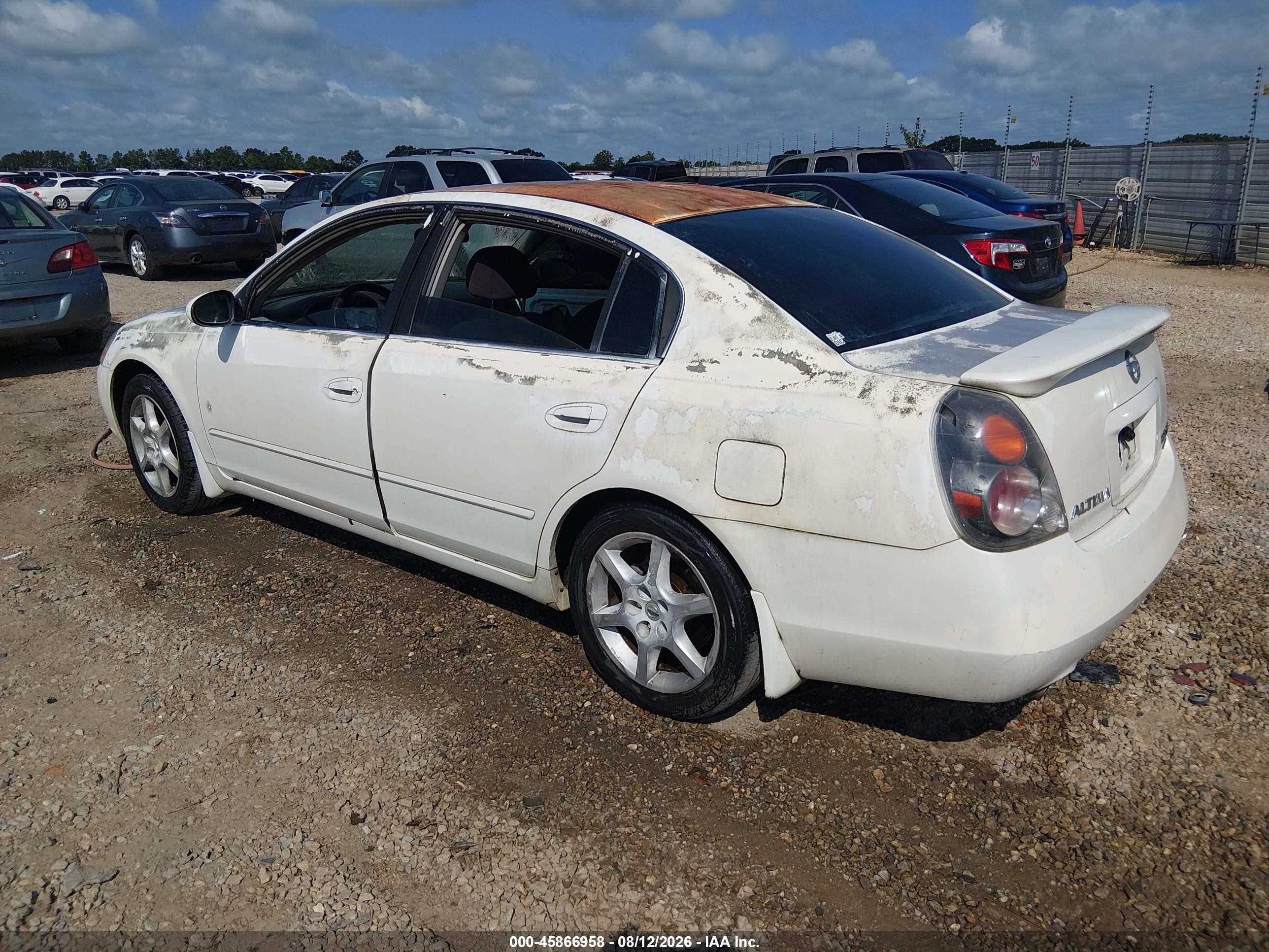 2002 Nissan Altima 3.5 Se White vin: 1N4BL11D52C218868