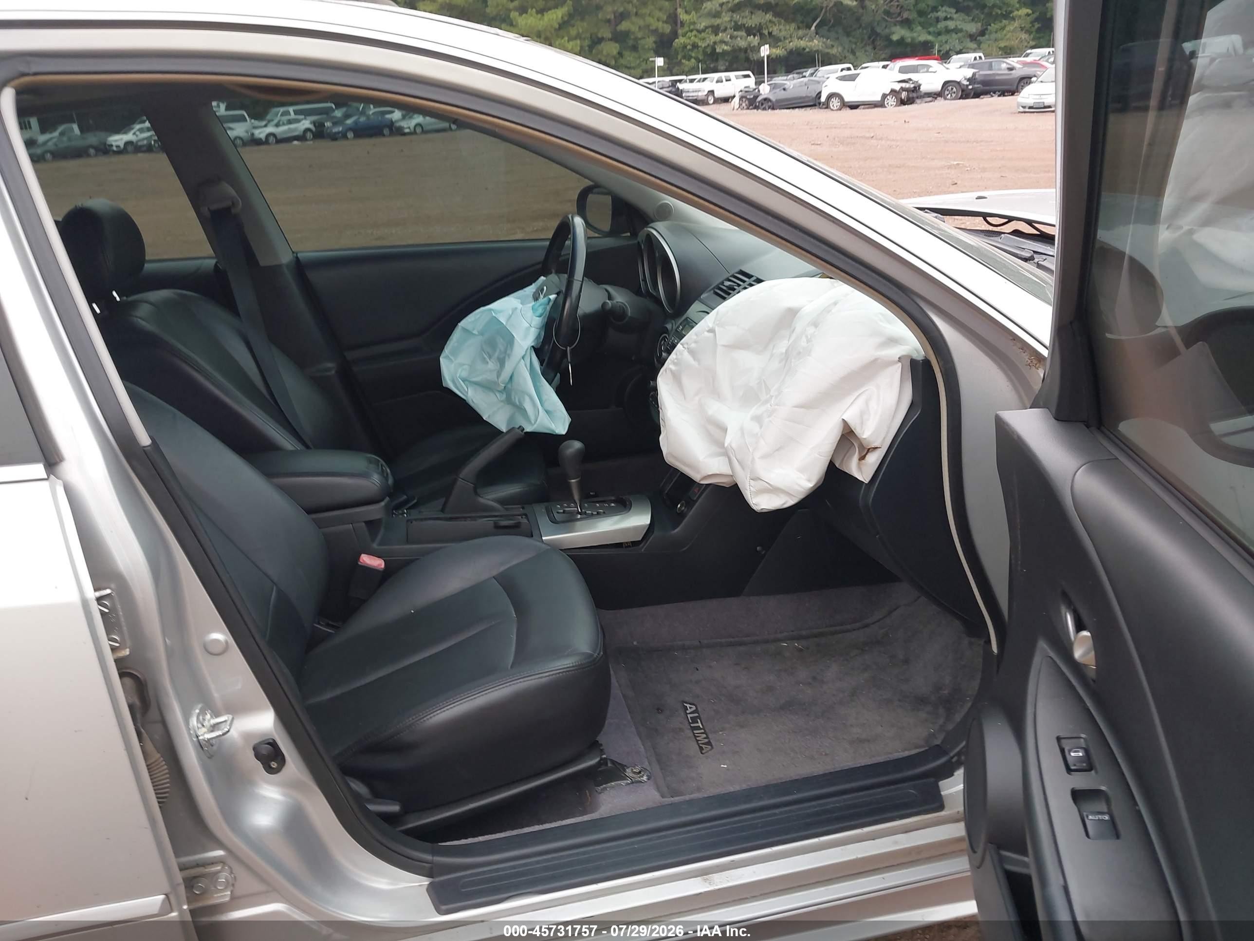 2004 Nissan Altima 3.5 Se Silver vin: 1N4BL11D54C115744