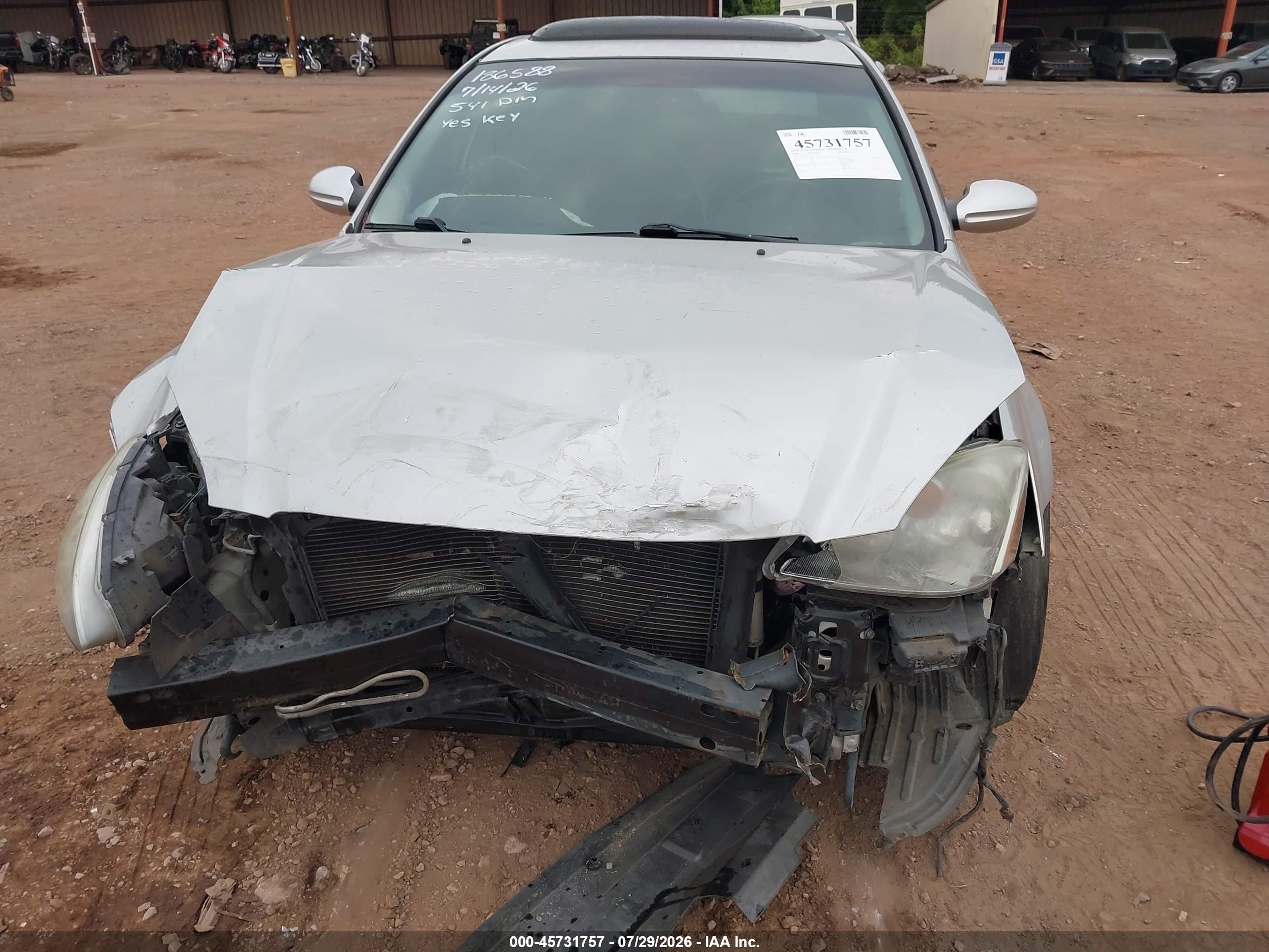 2004 Nissan Altima 3.5 Se Silver vin: 1N4BL11D54C115744