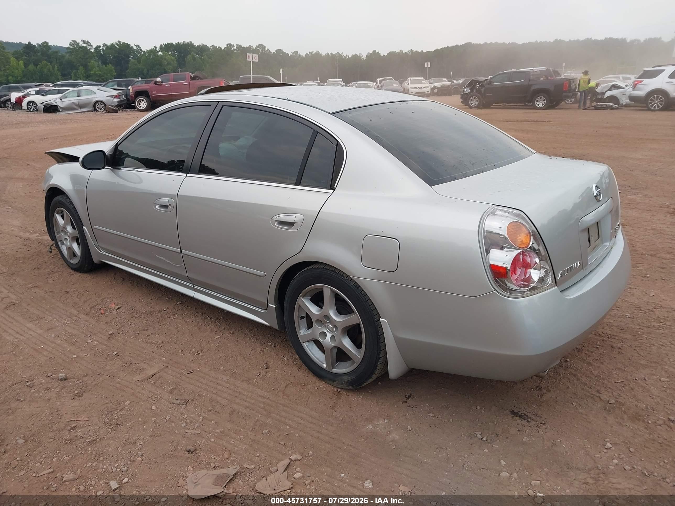 2004 Nissan Altima 3.5 Se Silver vin: 1N4BL11D54C115744
