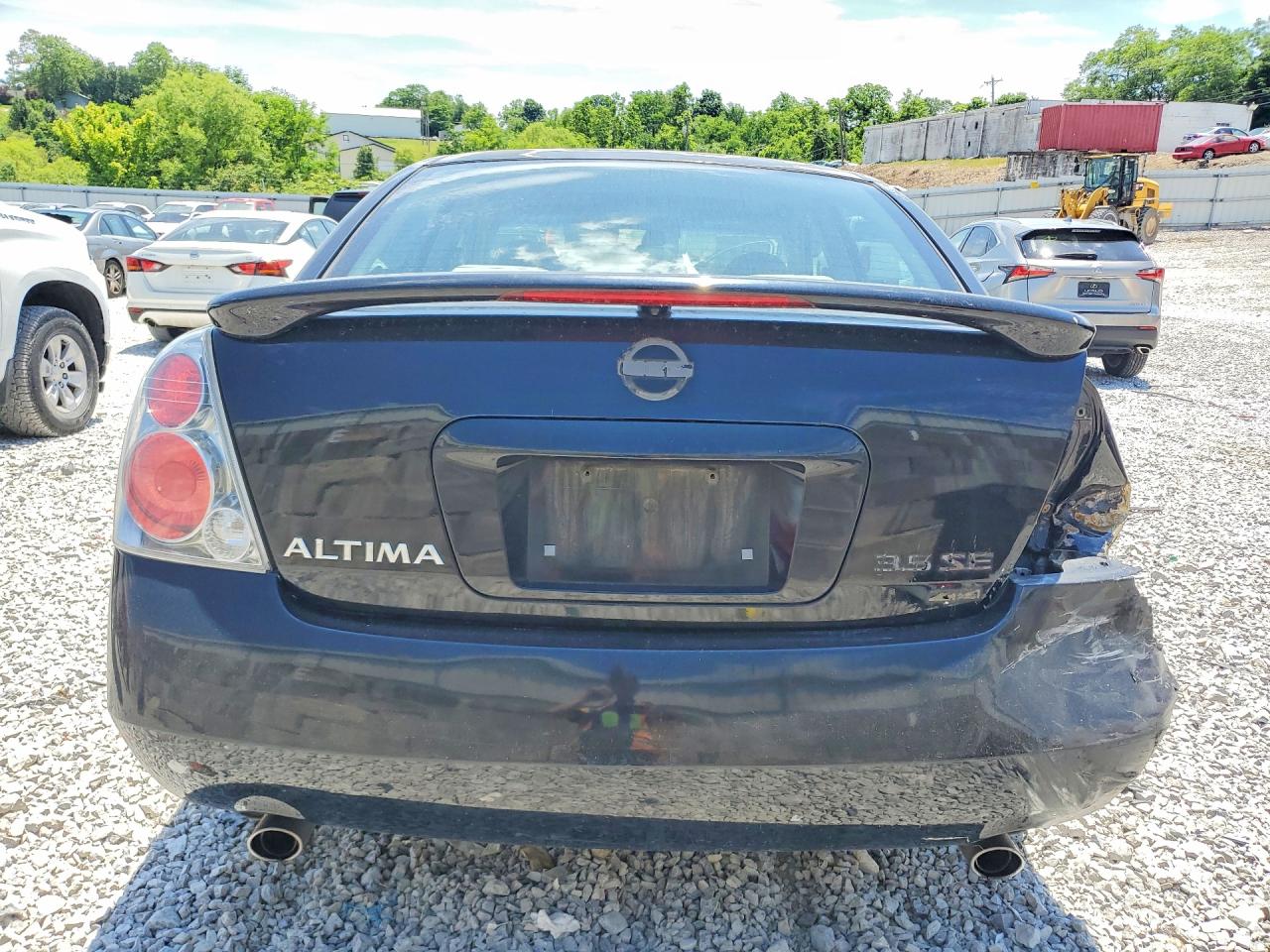2005 Nissan Altima 3.5 Se Black vin: 1N4BL11D55N425981