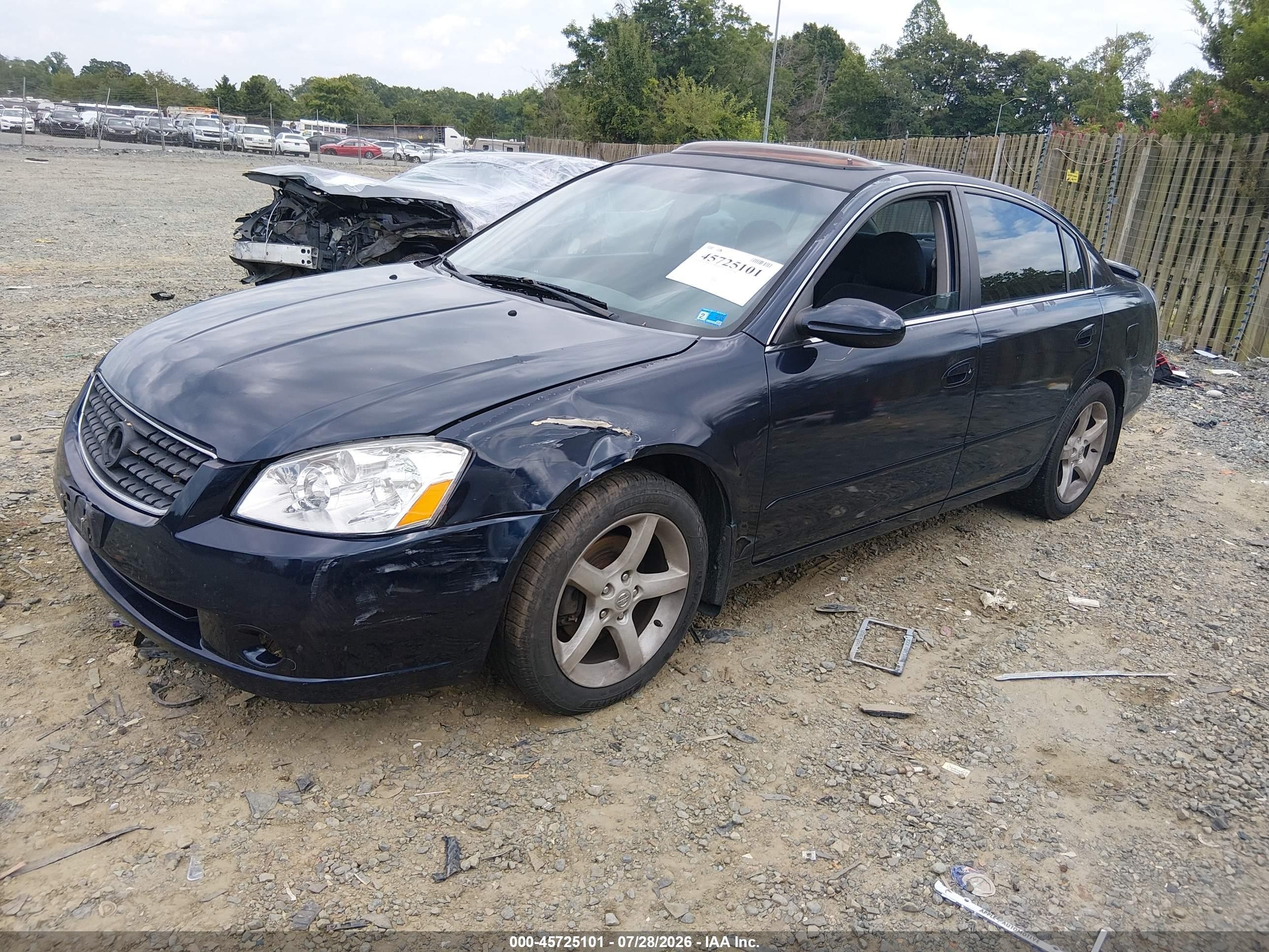 2006 Nissan Altima 3.5 Se Blue vin: 1N4BL11D56C190947