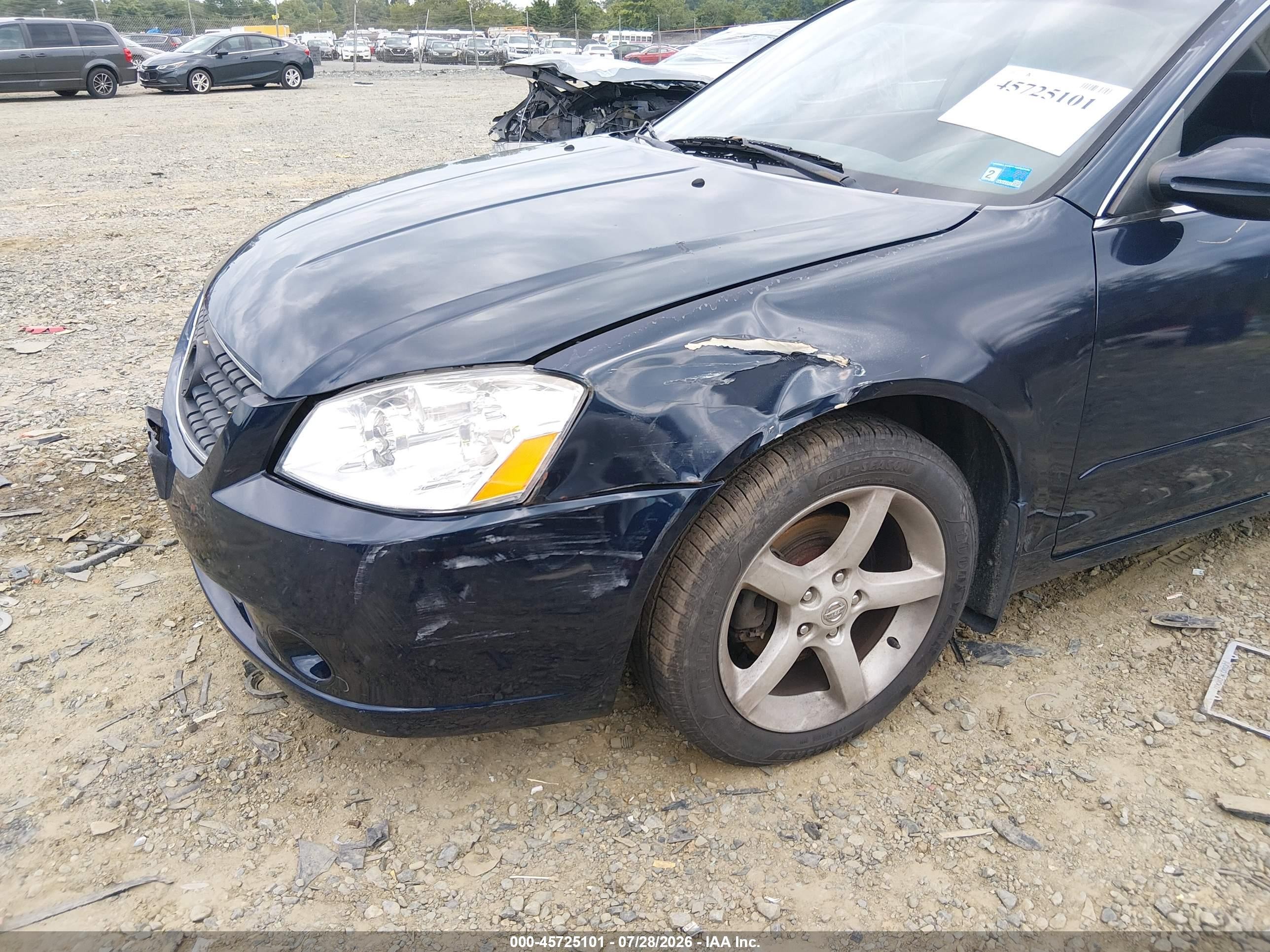 2006 Nissan Altima 3.5 Se Blue vin: 1N4BL11D56C190947