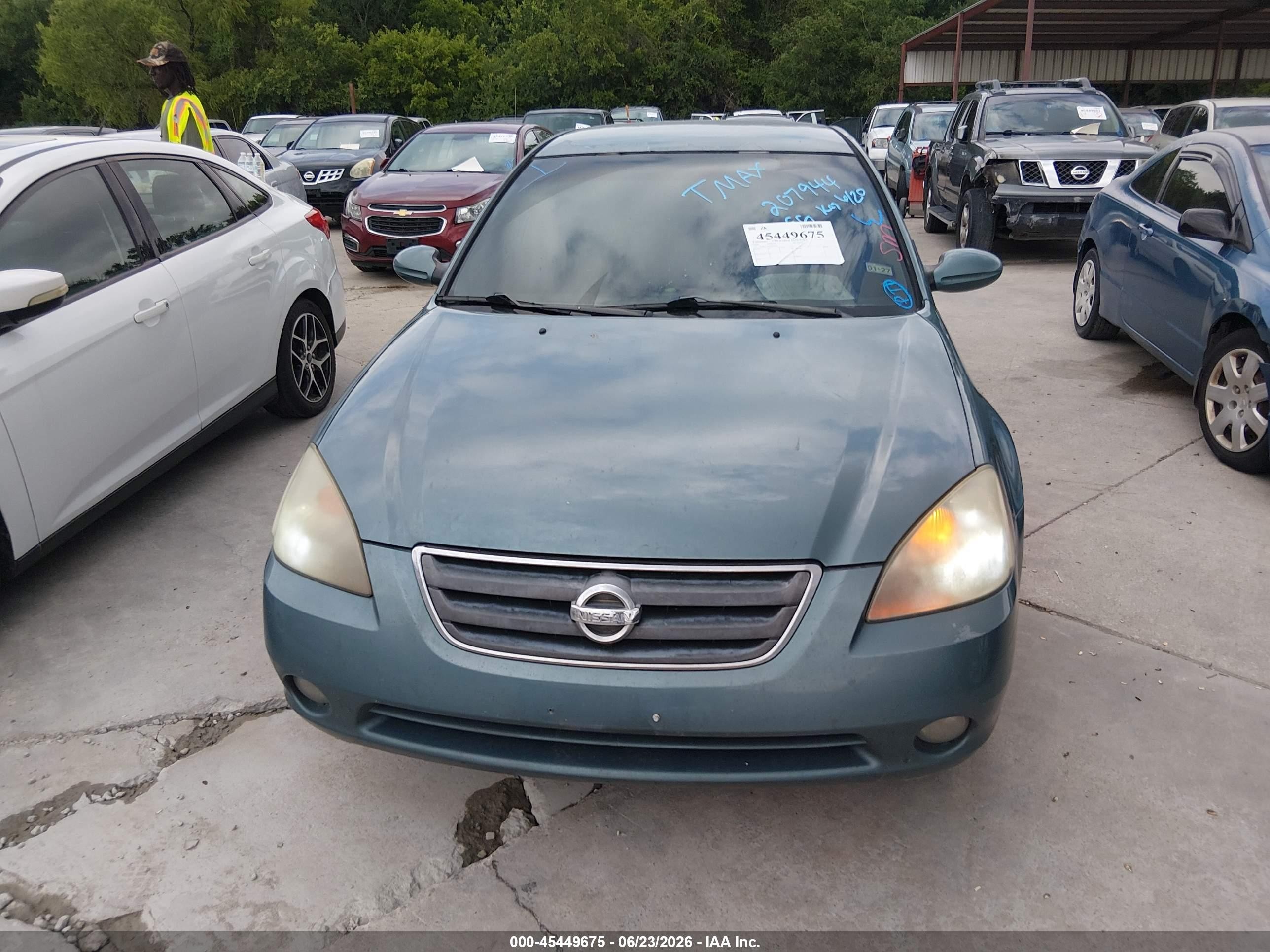 2002 Nissan Altima 3.5 Se Blue vin: 1N4BL11D62C207944