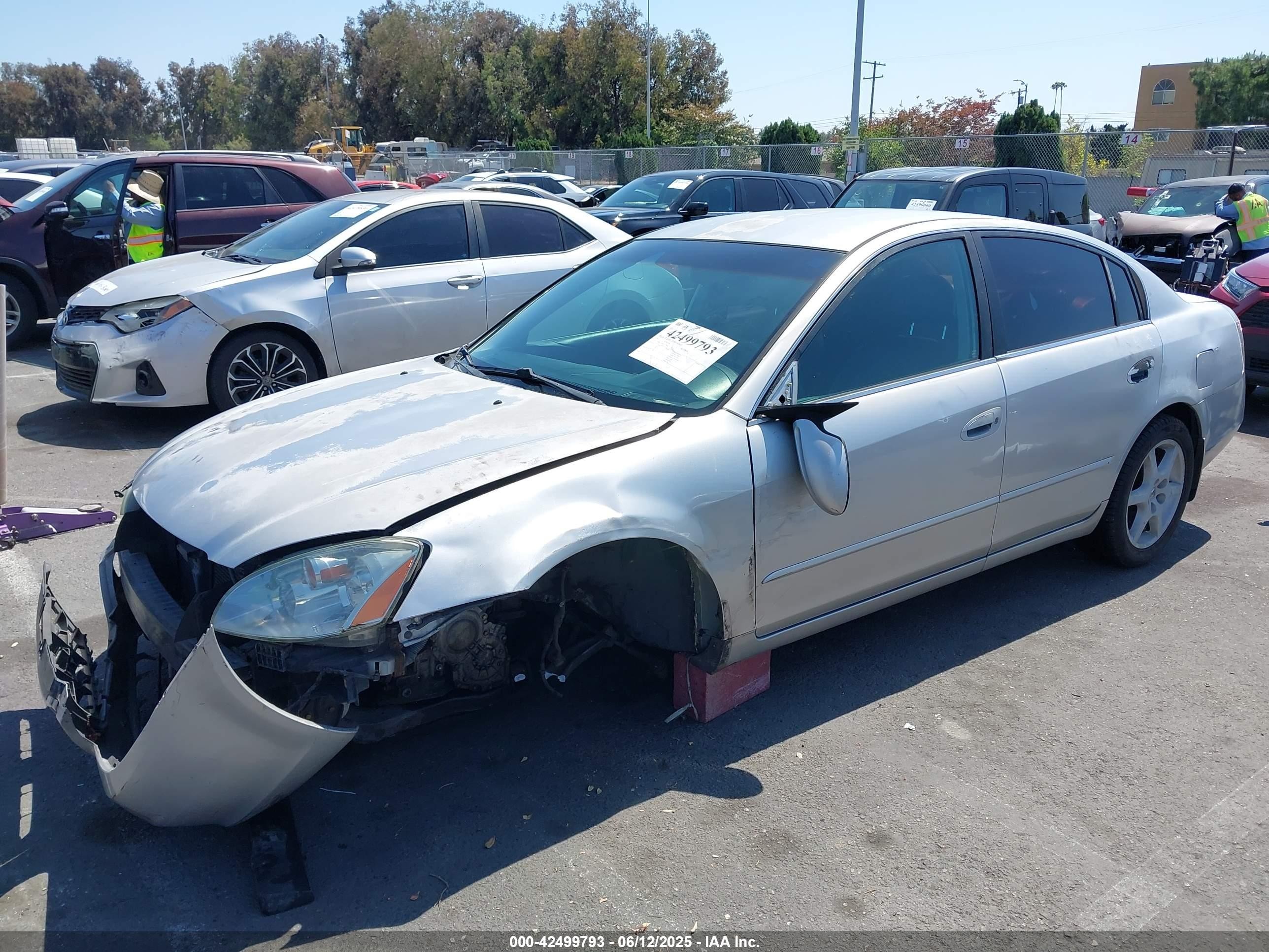 2003 Nissan Altima 3.5 Se Silver vin: 1N4BL11D63C217858