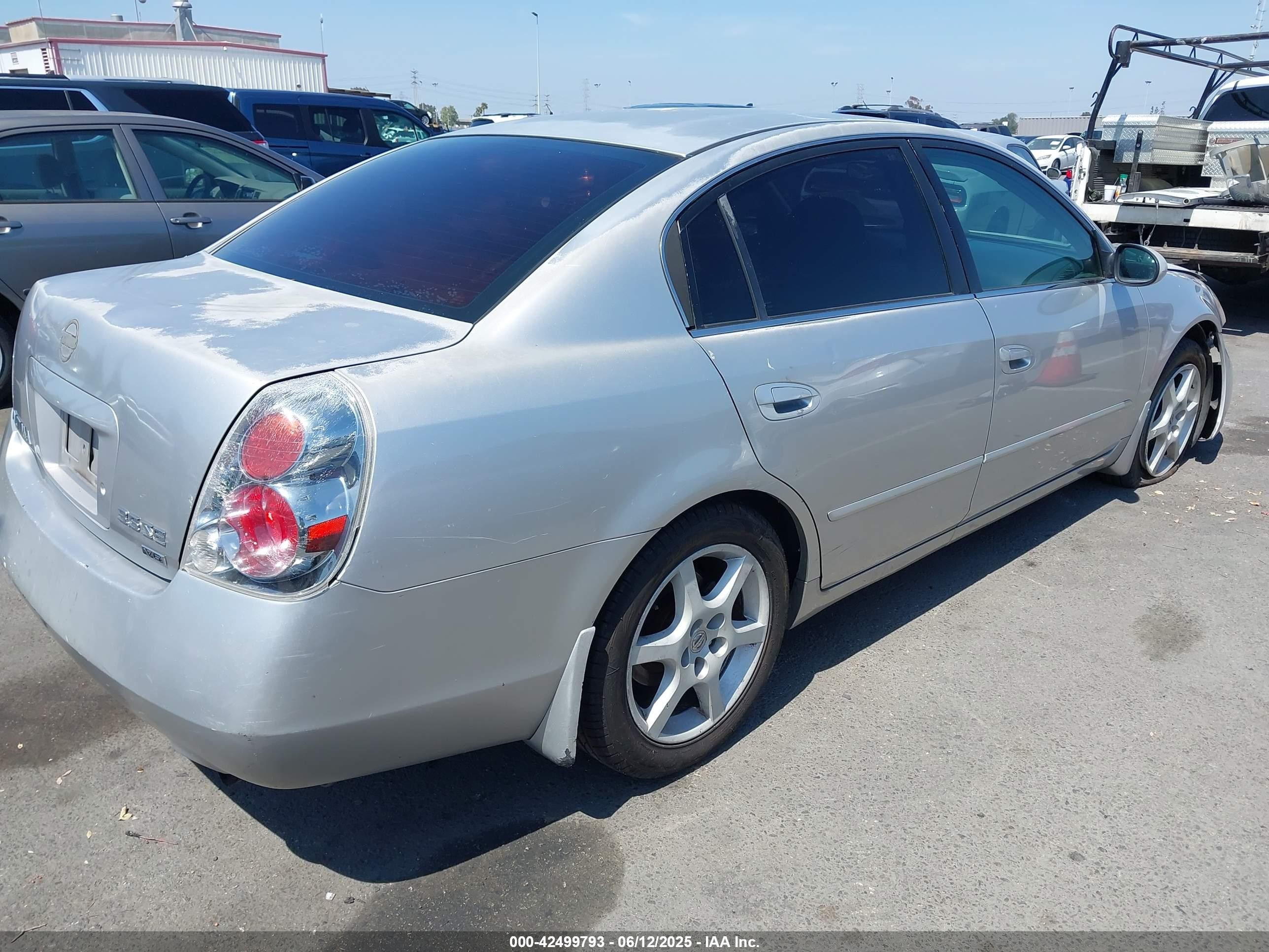 2003 Nissan Altima 3.5 Se Silver vin: 1N4BL11D63C217858