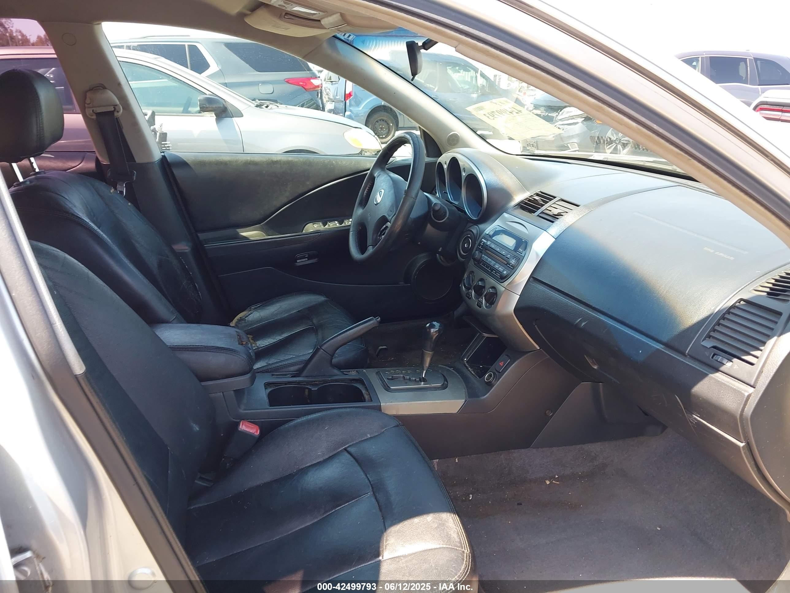 2003 Nissan Altima 3.5 Se Silver vin: 1N4BL11D63C217858