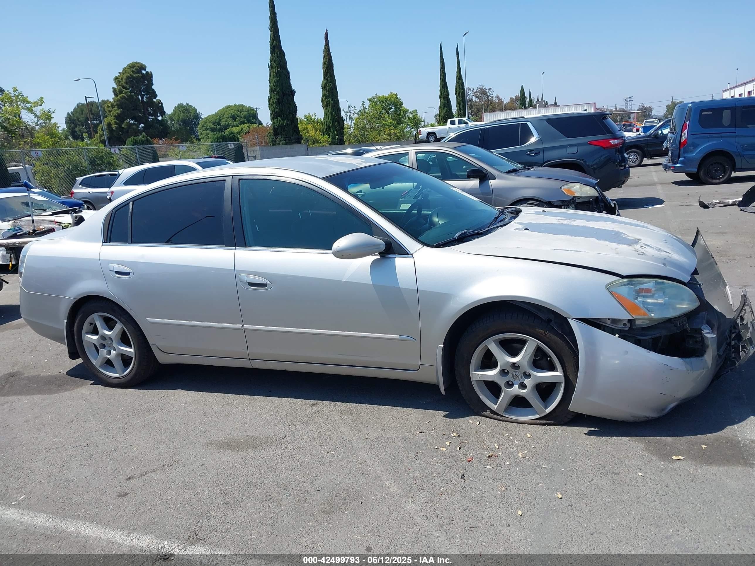 2003 Nissan Altima 3.5 Se Silver vin: 1N4BL11D63C217858