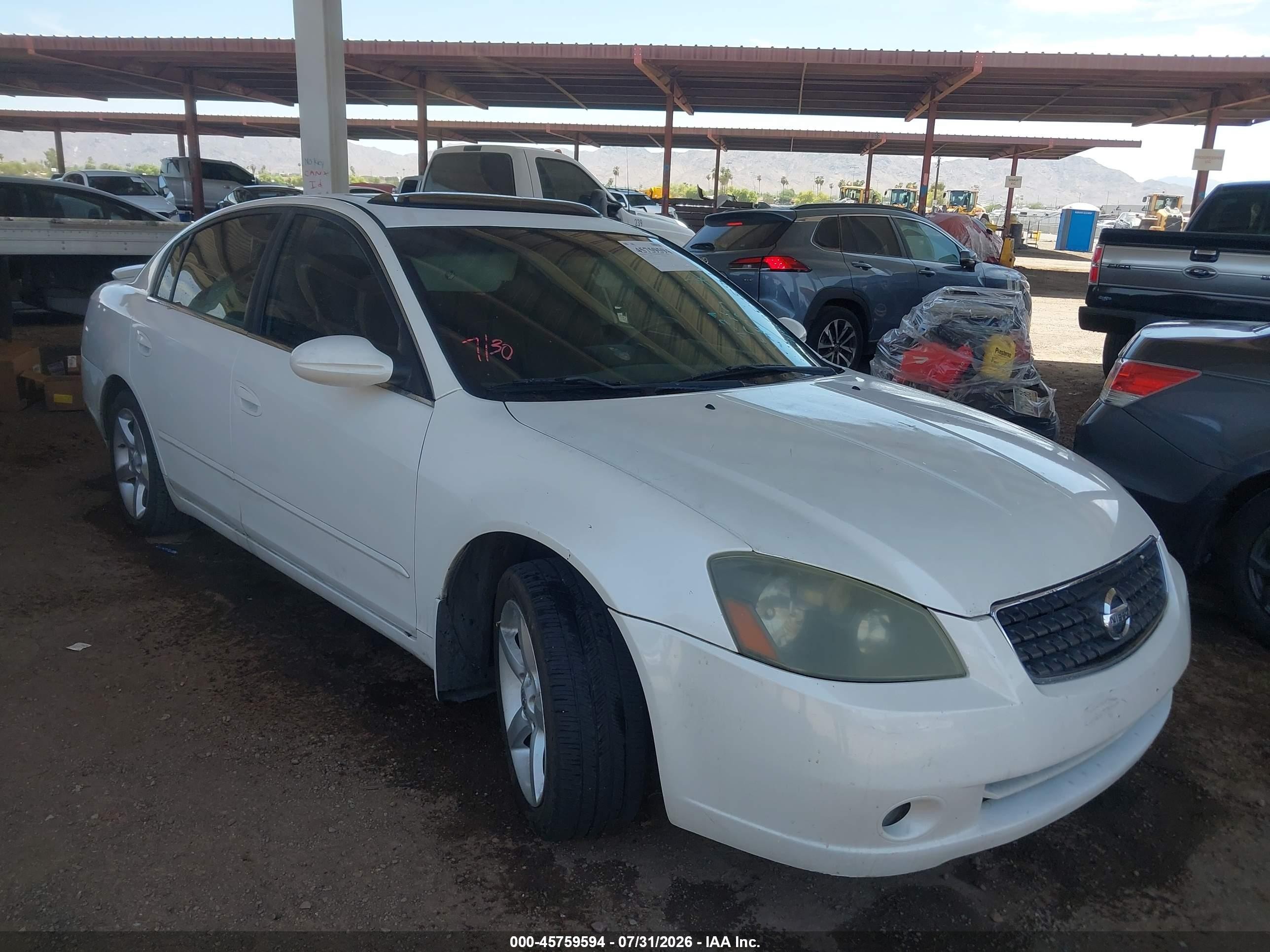 2005 Nissan Altima 3.5 Se White vin: 1N4BL11D65C136393