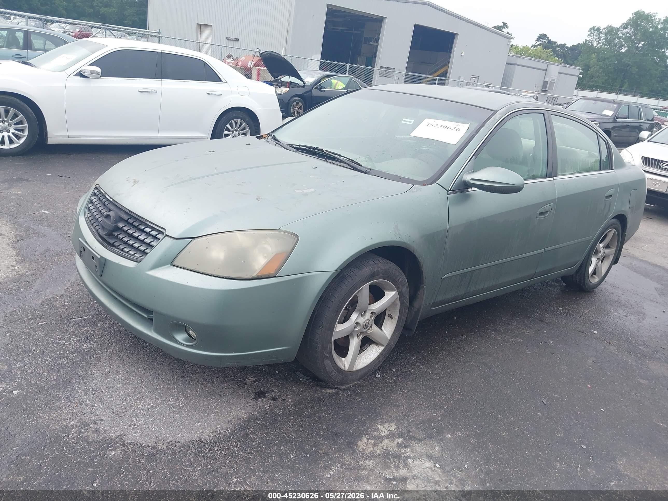 2006 Nissan Altima 3.5 Se Green vin: 1N4BL11D66C138582