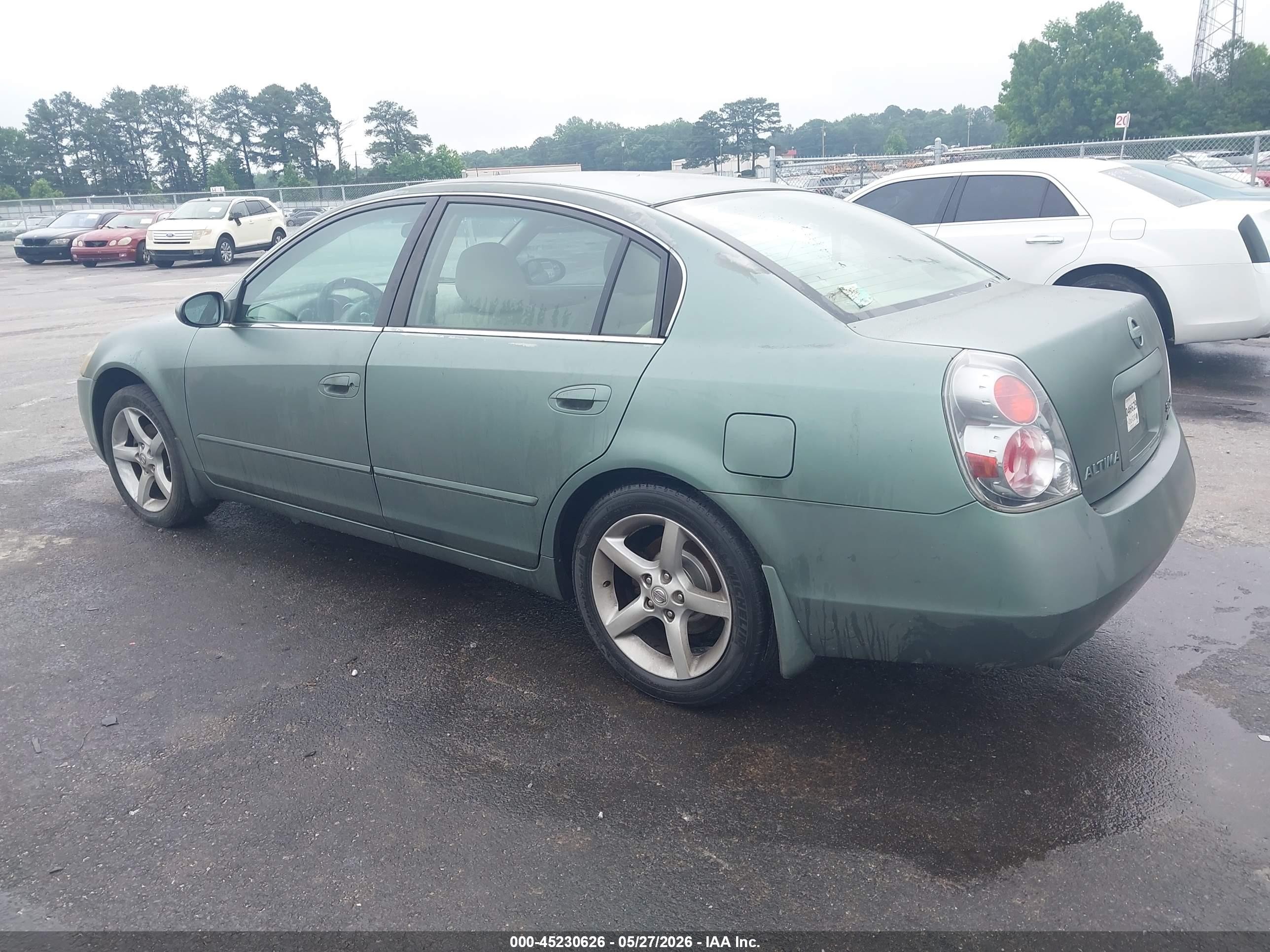 2006 Nissan Altima 3.5 Se Green vin: 1N4BL11D66C138582
