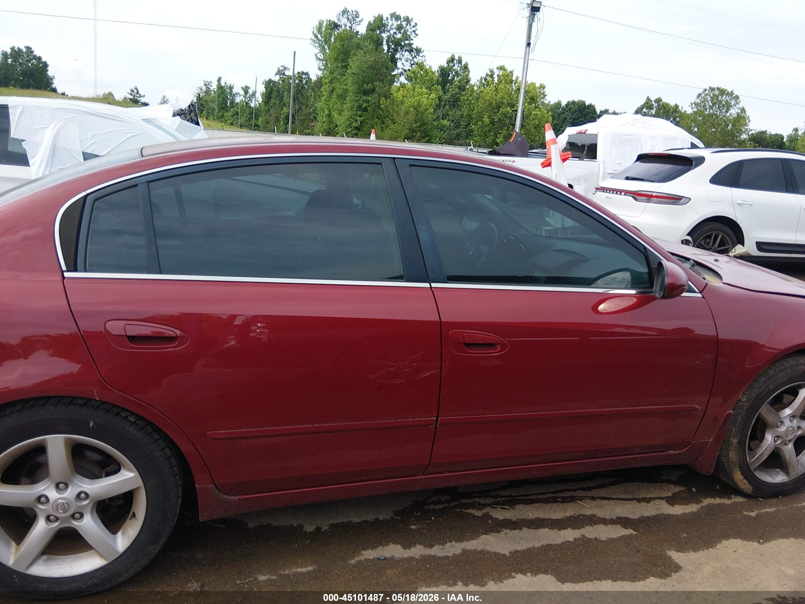 2006 Nissan Altima 3.5 Se Maroon vin: 1N4BL11D66C265347