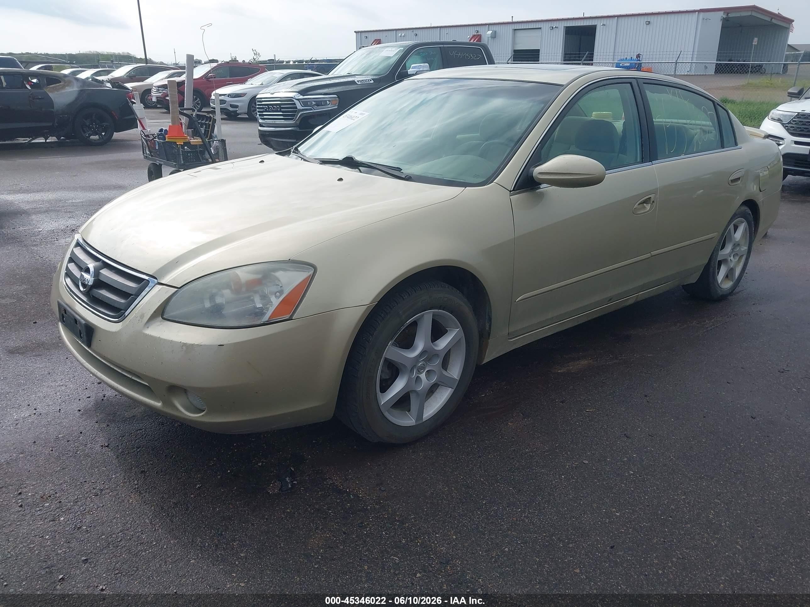 2002 Nissan Altima 3.5 Se Tan vin: 1N4BL11D72C110512