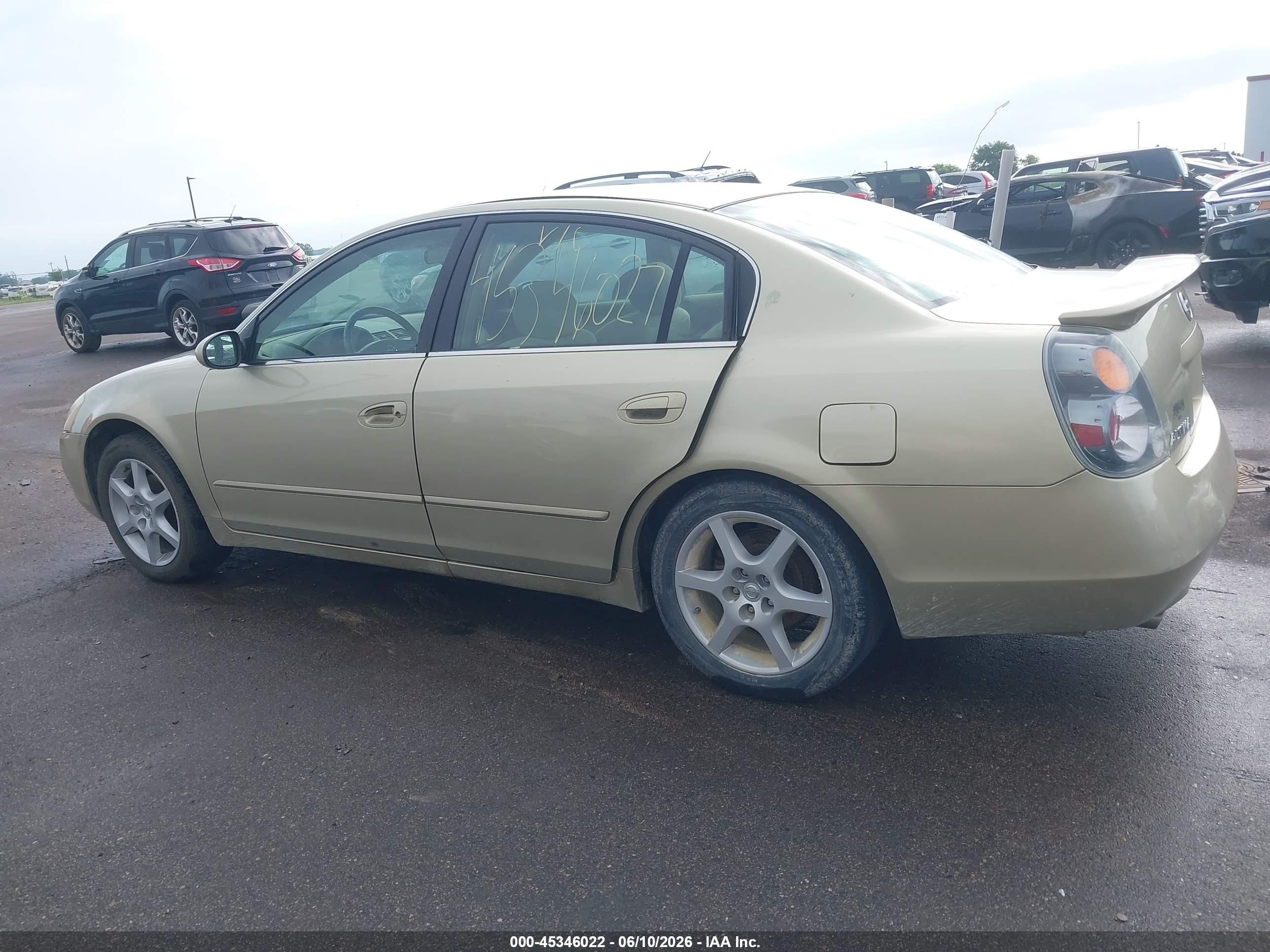 2002 Nissan Altima 3.5 Se Tan vin: 1N4BL11D72C110512