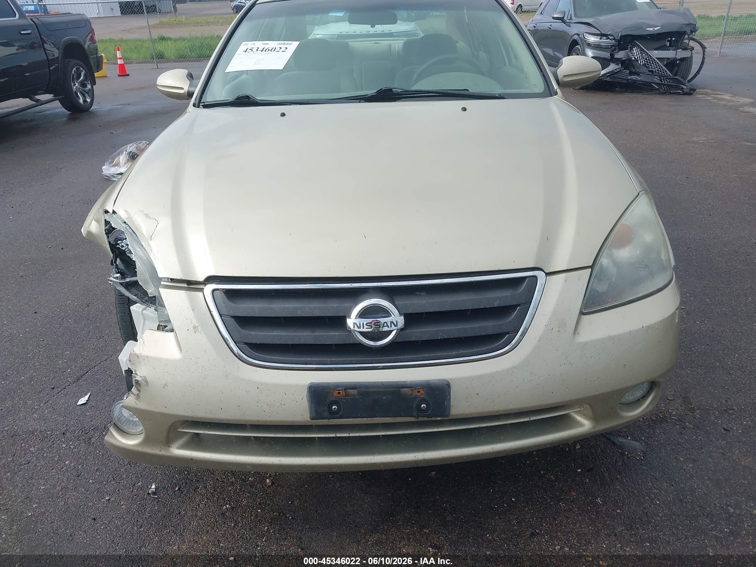 2002 Nissan Altima 3.5 Se Tan vin: 1N4BL11D72C110512
