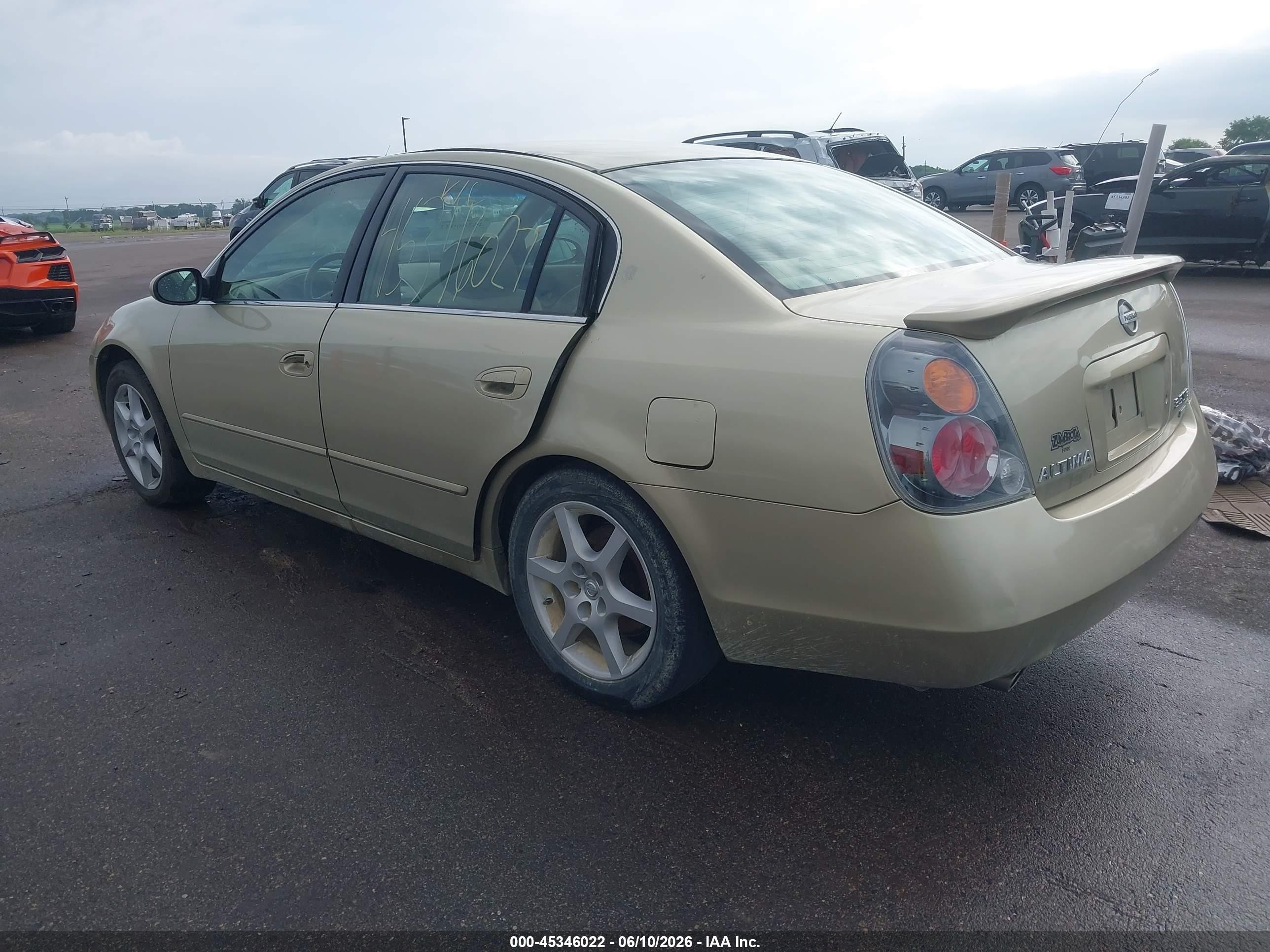 2002 Nissan Altima 3.5 Se Tan vin: 1N4BL11D72C110512