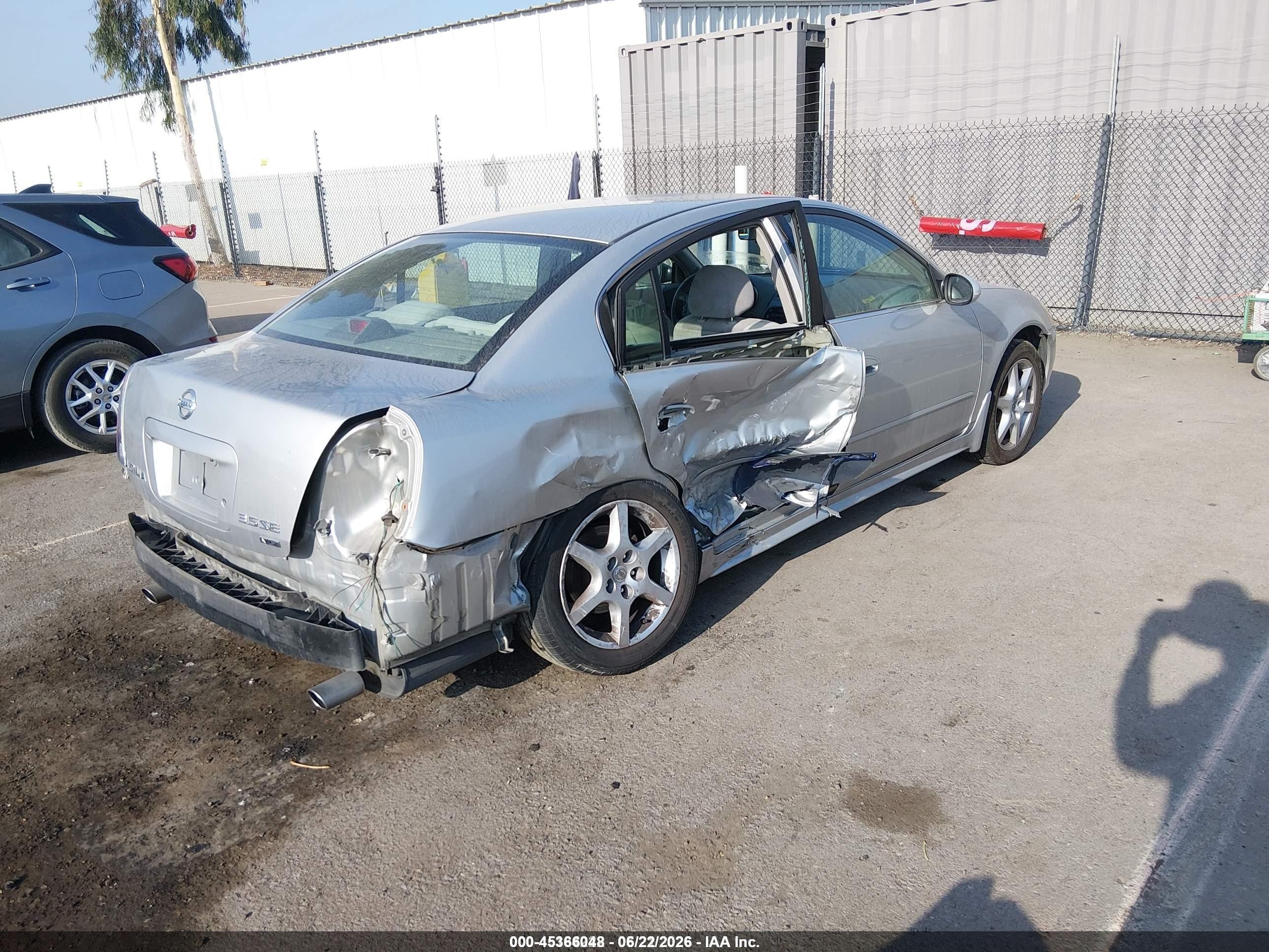 2003 Nissan Altima 3.5 Se Silver vin: 1N4BL11D83C288513