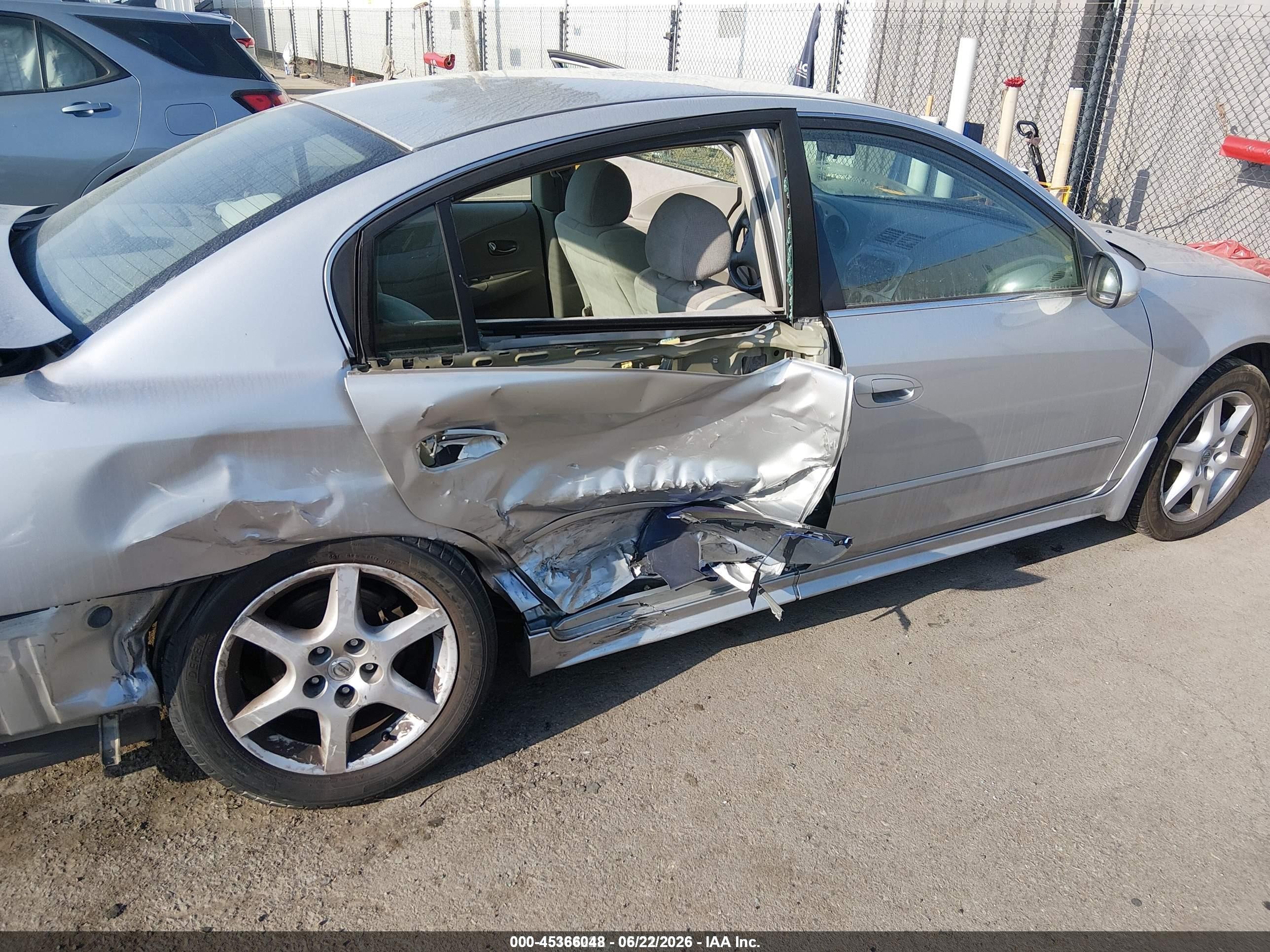 2003 Nissan Altima 3.5 Se Silver vin: 1N4BL11D83C288513
