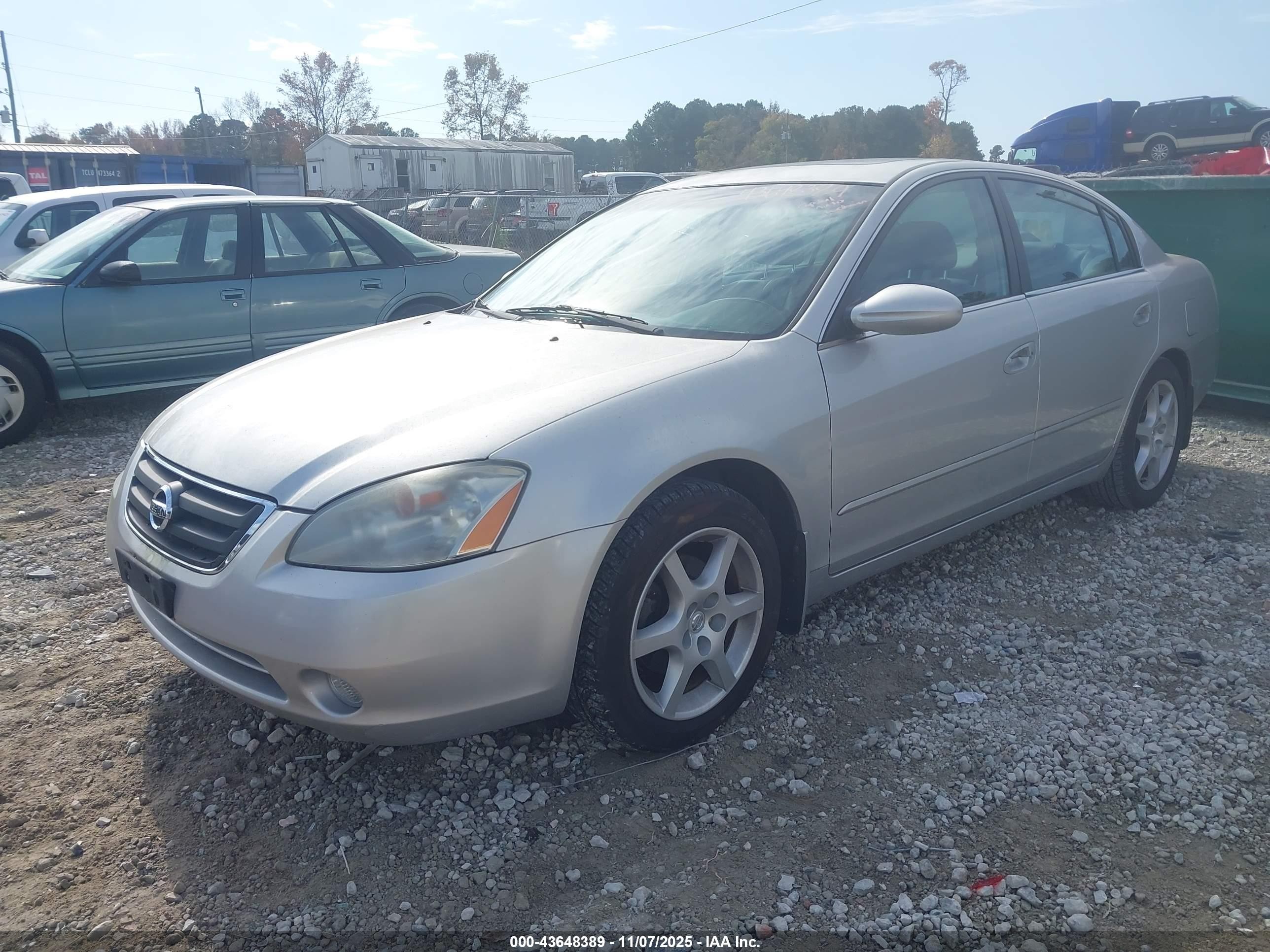 2003 Nissan Altima 3.5 Se Silver vin: 1N4BL11D93C235724
