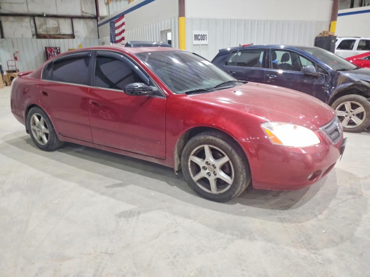 2003 Nissan Altima 3.5 Se Maroon vin: 1N4BL11D93C296183