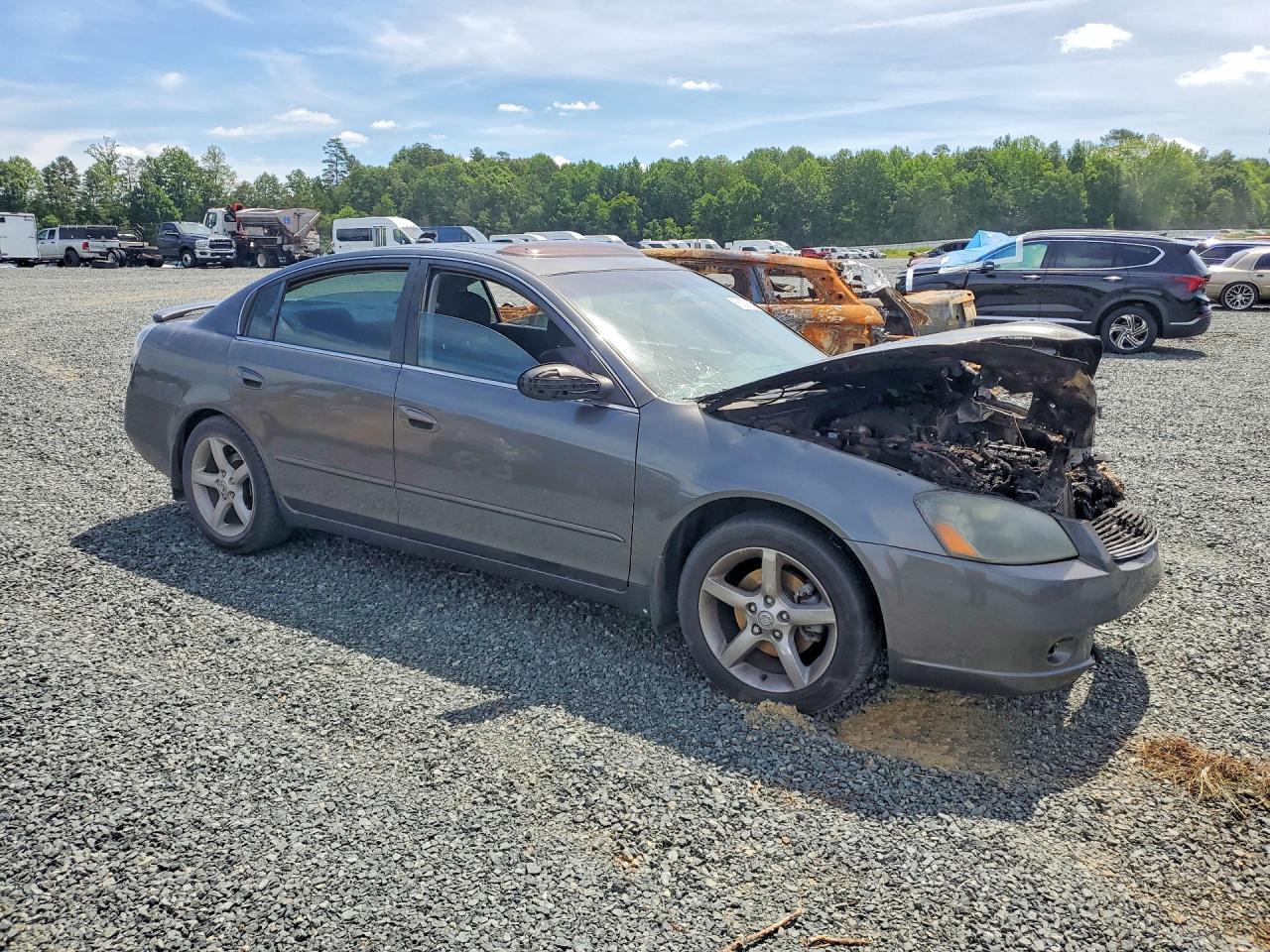 2005 Nissan Altima 3.5 Se Gray vin: 1N4BL11D95C315723