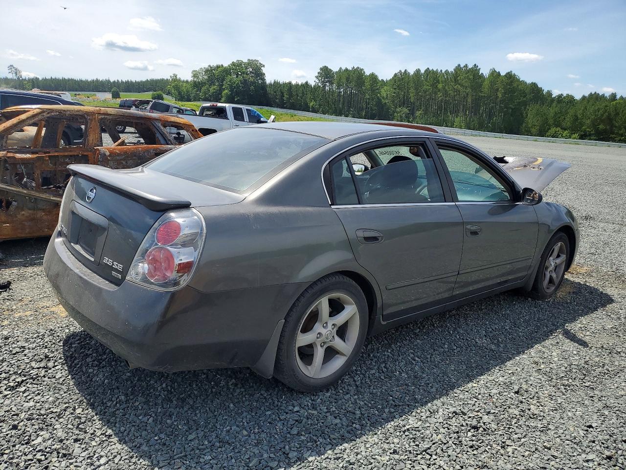 2005 Nissan Altima 3.5 Se Gray vin: 1N4BL11D95C315723