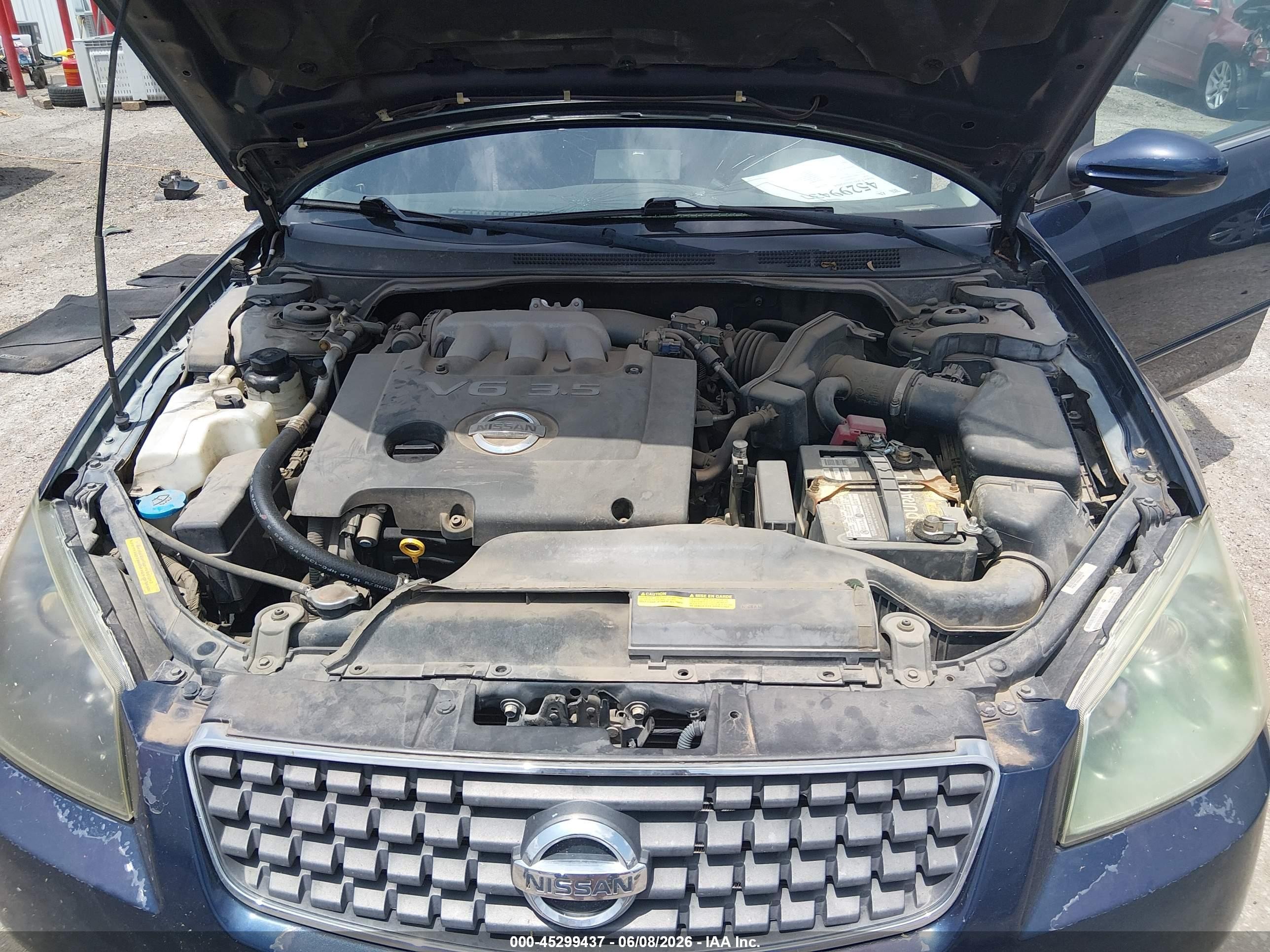 2006 Nissan Altima 3.5 Se Синий vin: 1N4BL11D96N415049