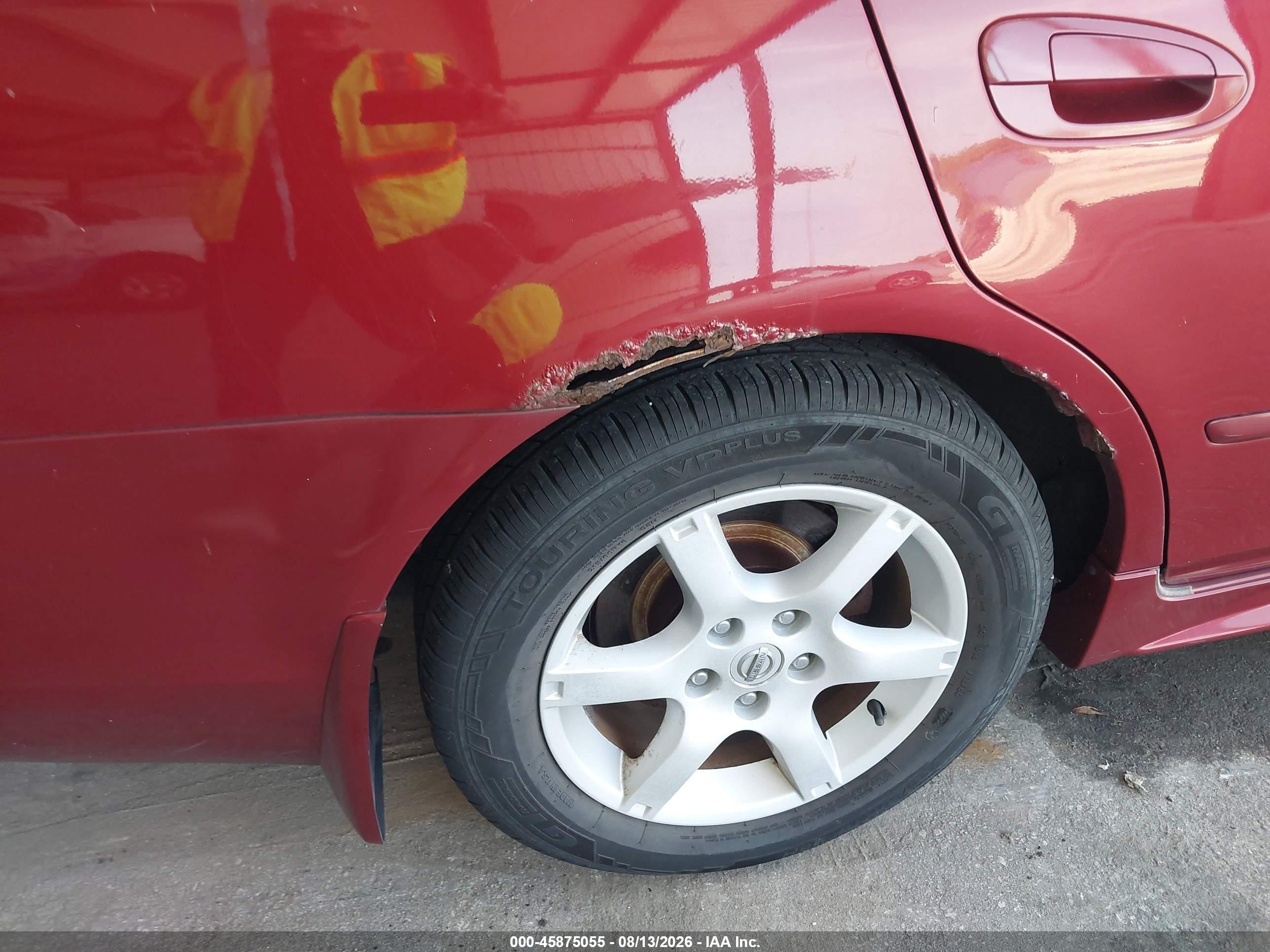 2006 Nissan Altima 3.5 Sl Red vin: 1N4BL11DX6C159211