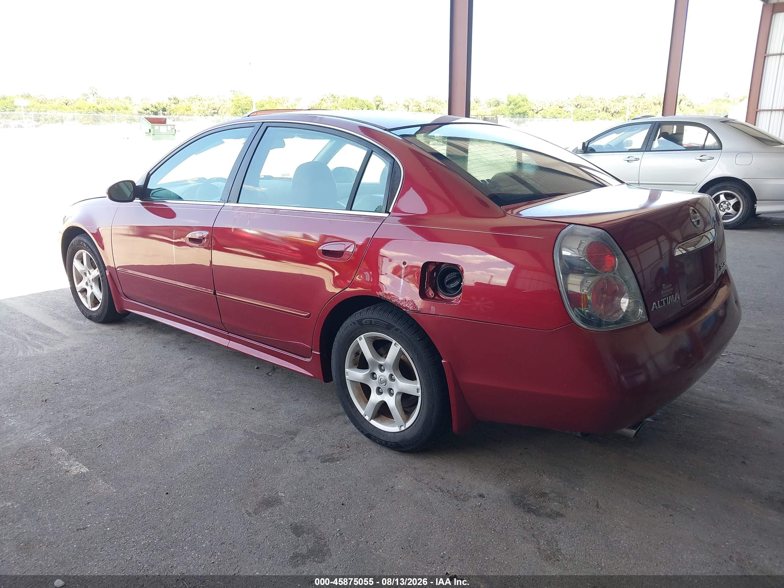 2006 Nissan Altima 3.5 Sl Red vin: 1N4BL11DX6C159211