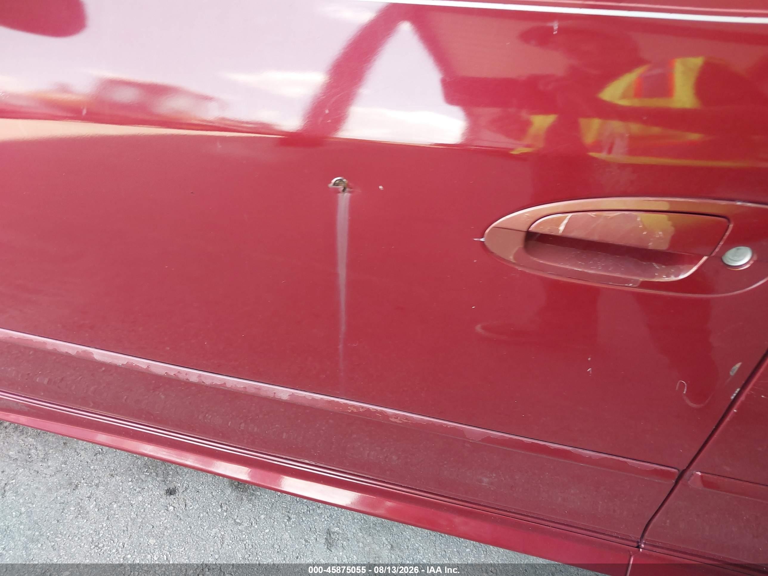 2006 Nissan Altima 3.5 Sl Red vin: 1N4BL11DX6C159211