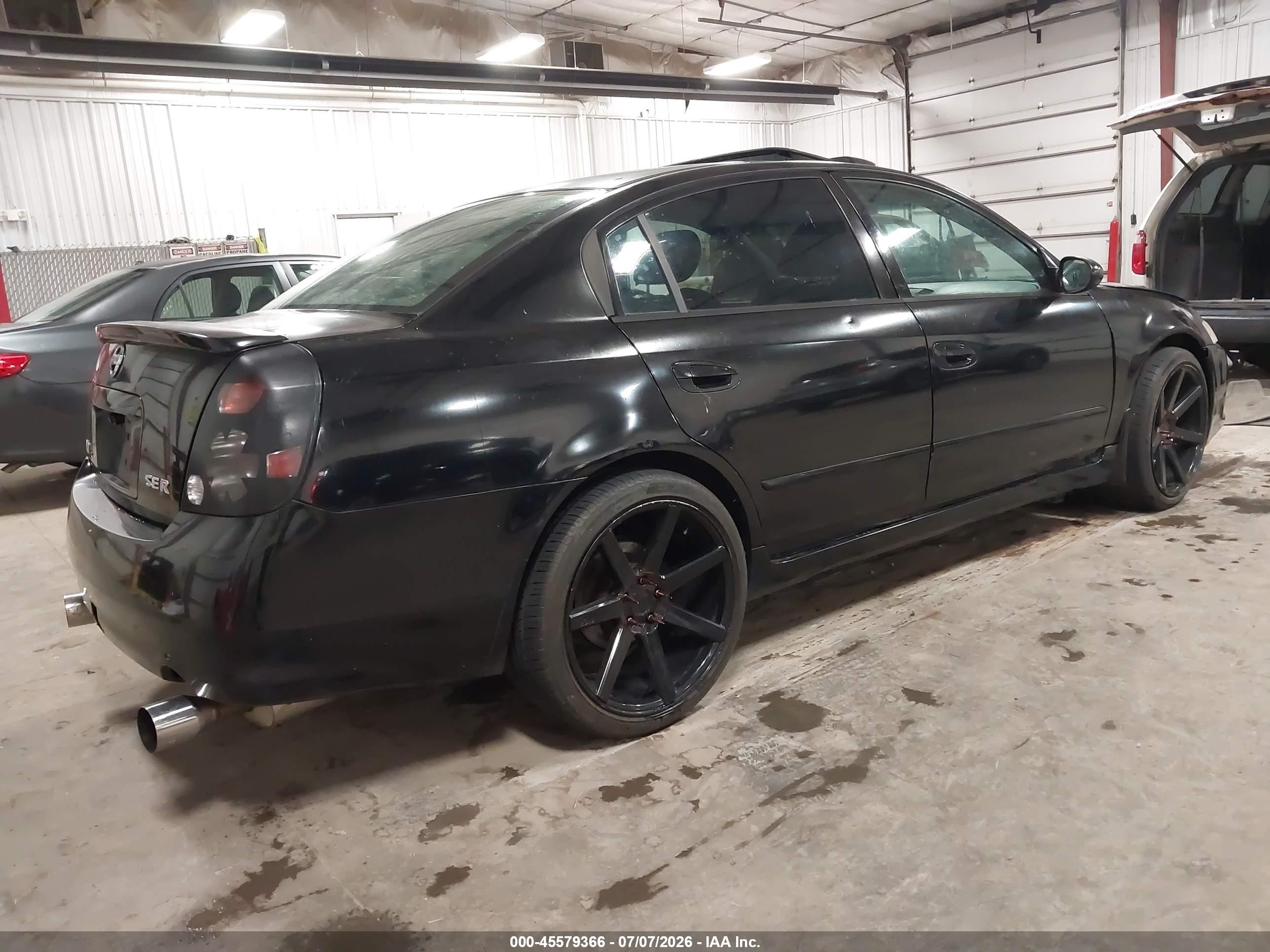 2006 Nissan Altima 3.5 Se-r Black vin: 1N4BL11DX6C207595