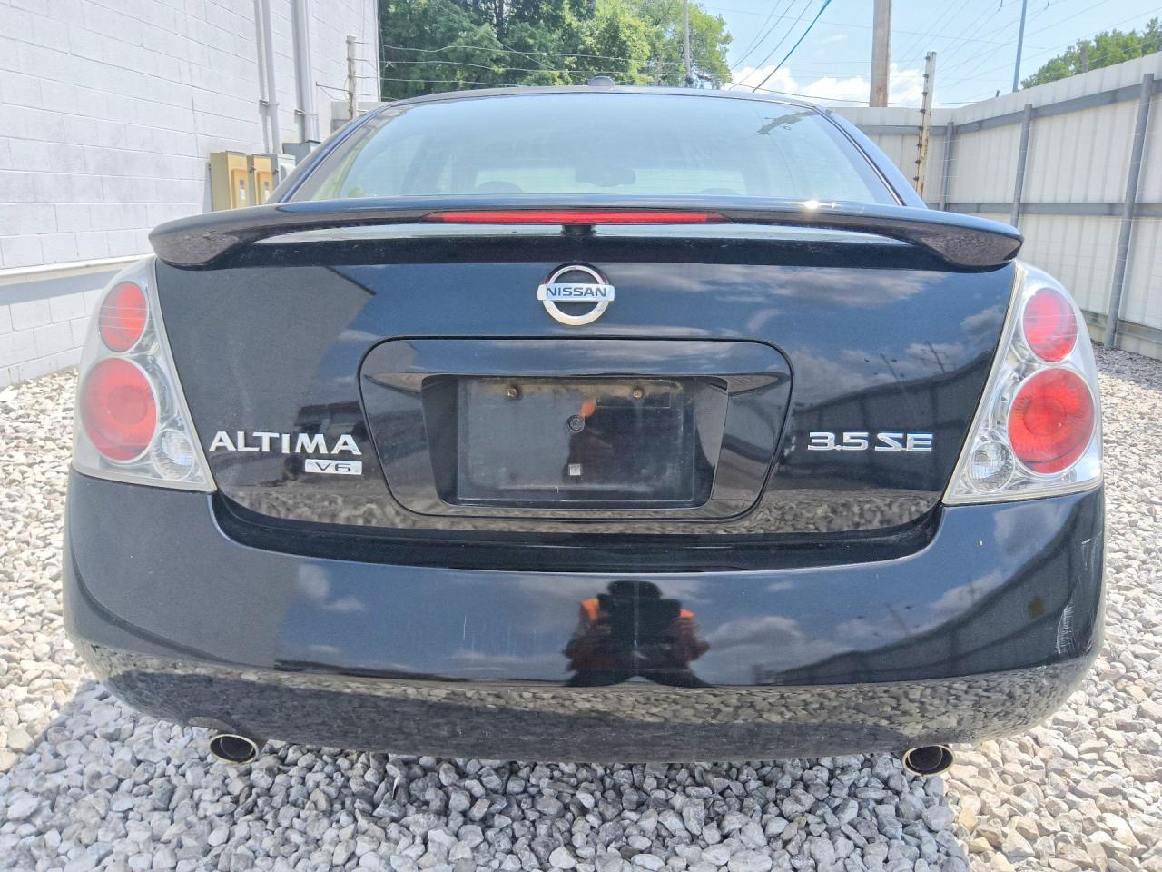 2006 Nissan Altima 3.5 Se Black vin: 1N4BL11E06C237293