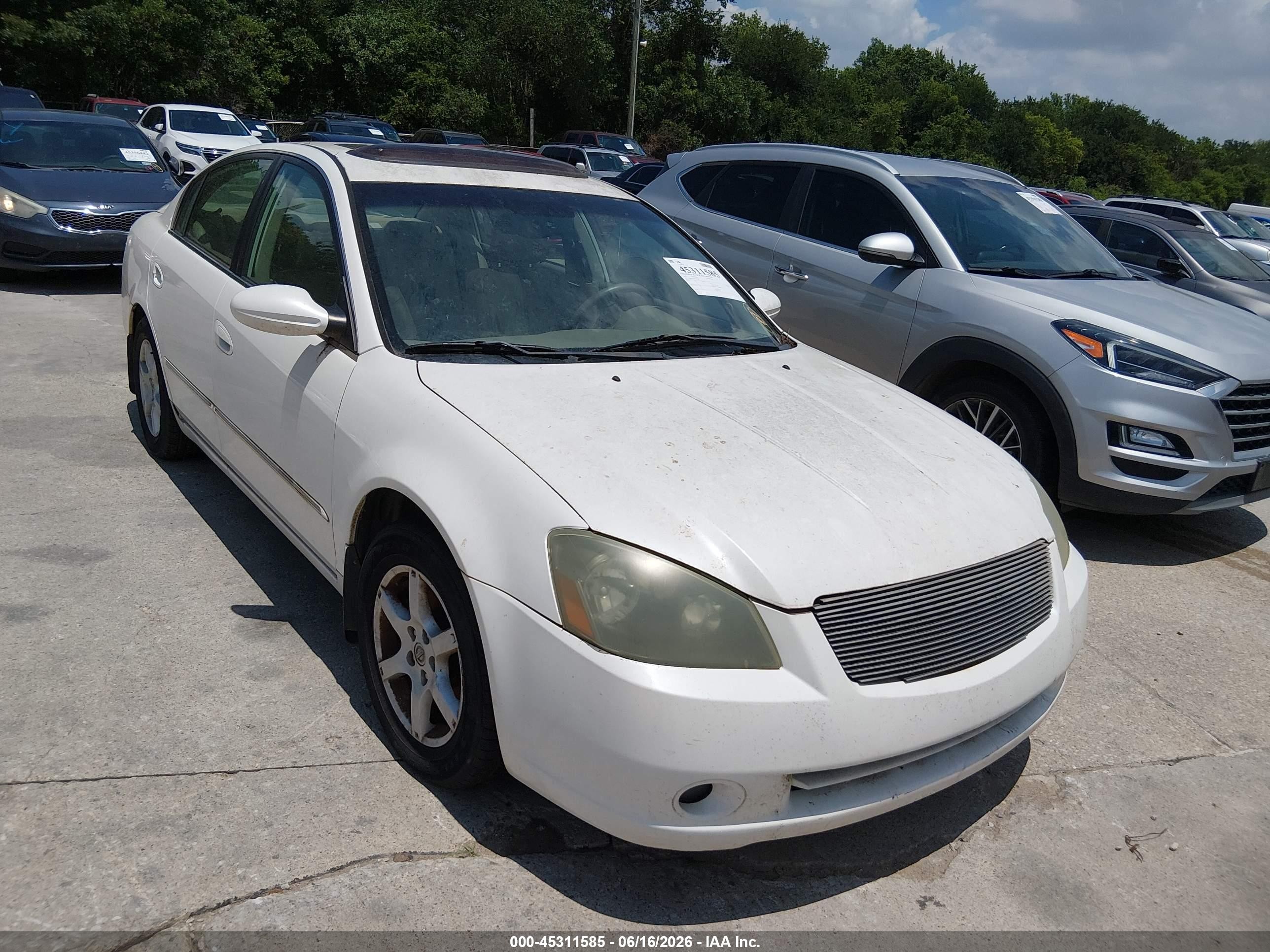 2005 Nissan Altima 3.5 Sl White vin: 1N4BL11E25C108602