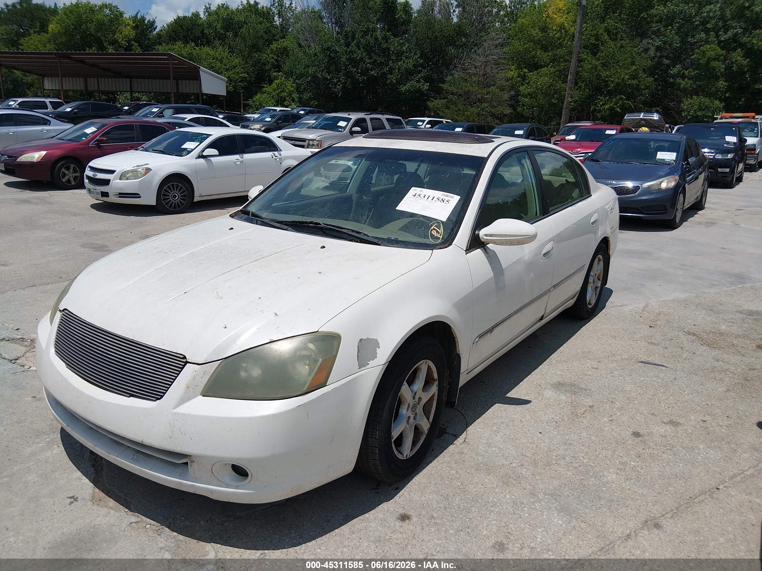 2005 Nissan Altima 3.5 Sl White vin: 1N4BL11E25C108602