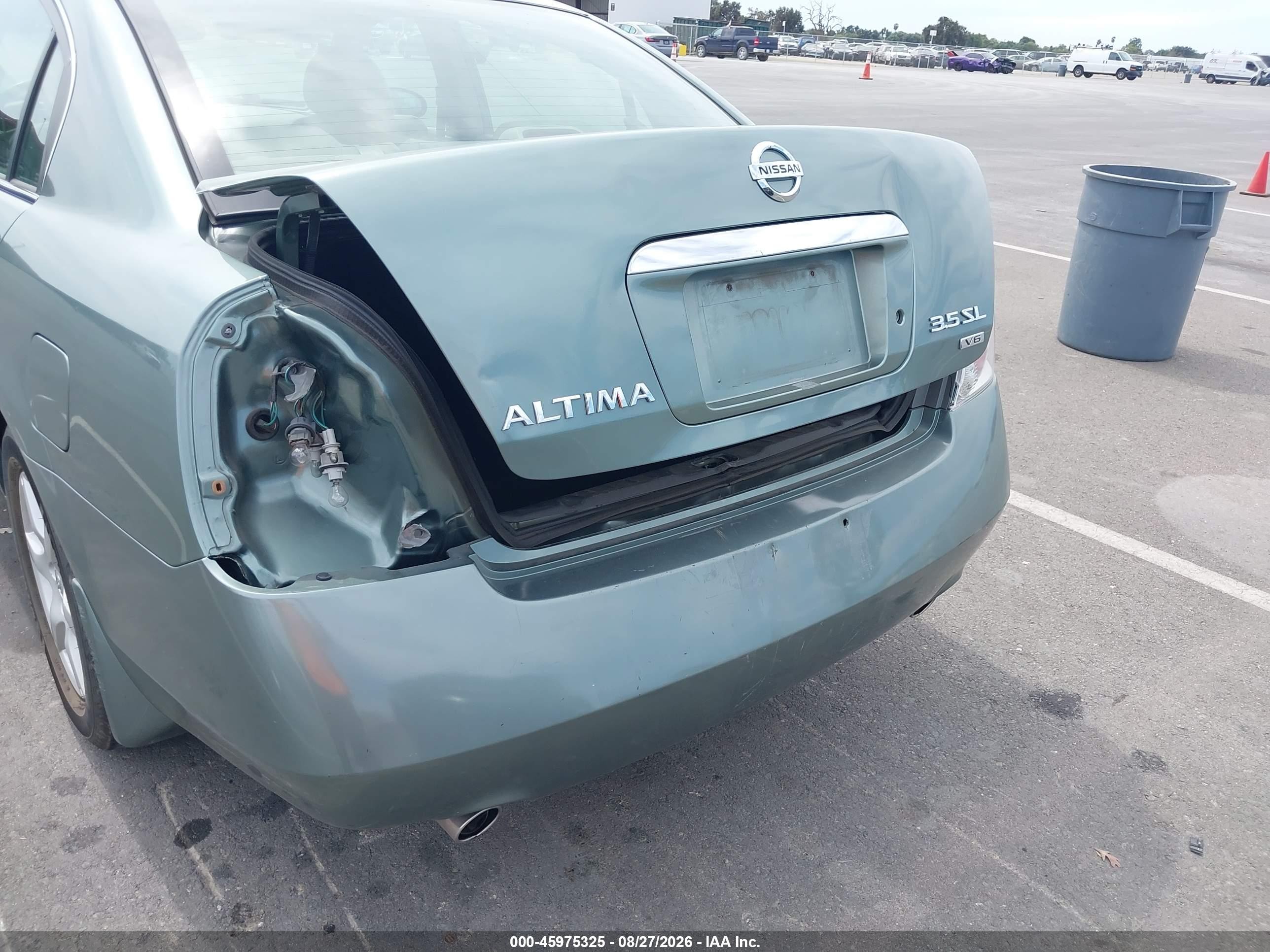 2006 Nissan Altima 3.5 Sl Light Blue vin: 1N4BL11E36C172102