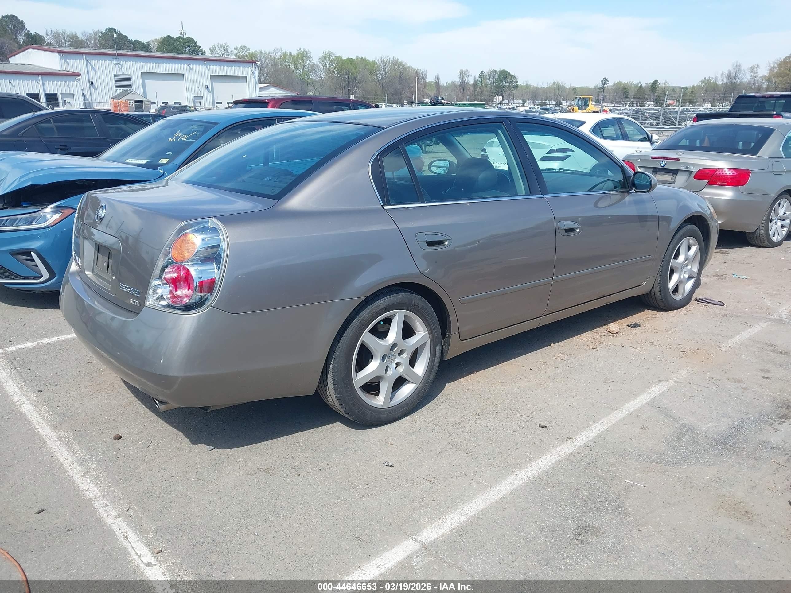 2003 Nissan Altima 3.5 Se Gray vin: 1N4BL11E63C243434