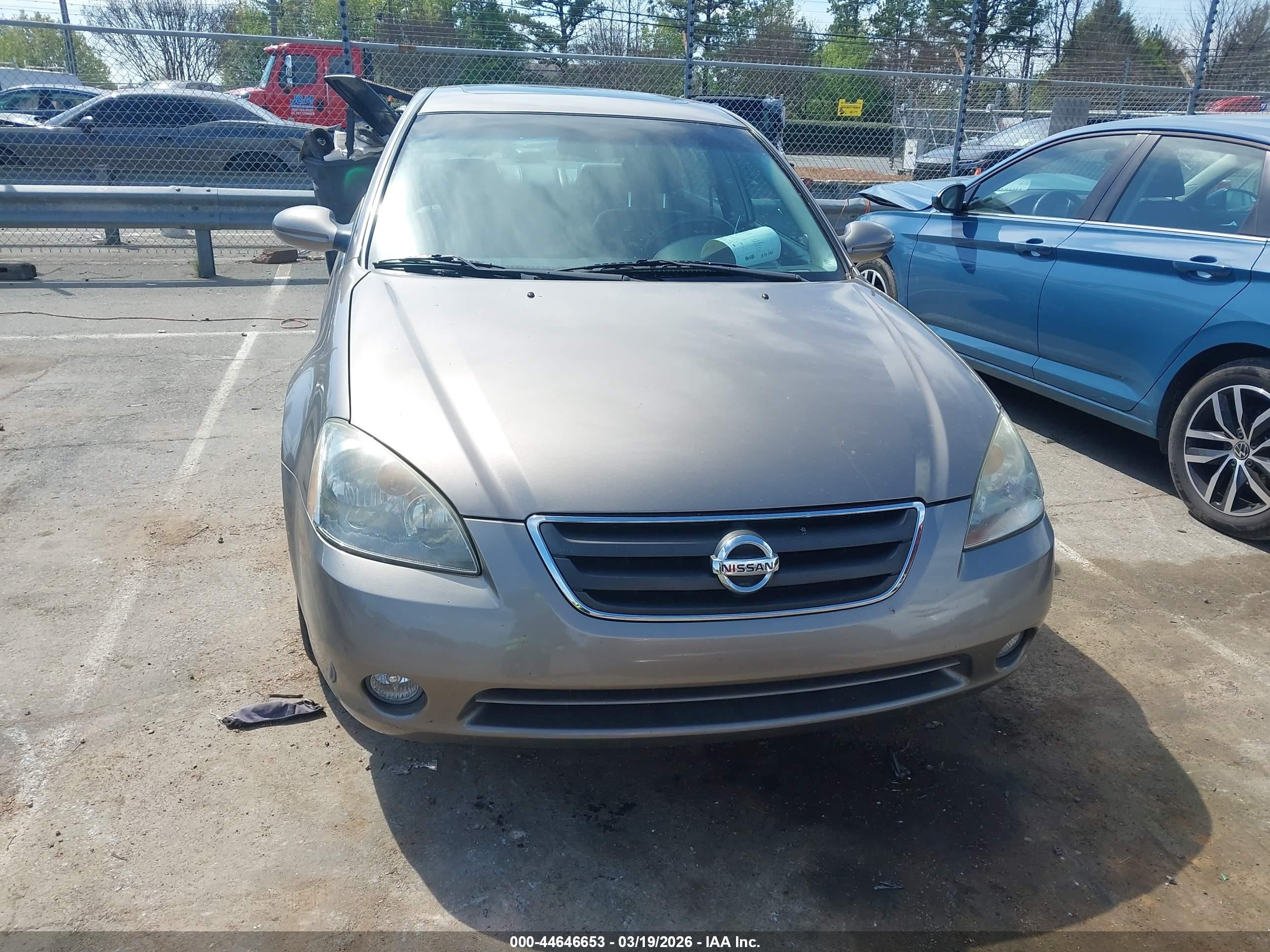 2003 Nissan Altima 3.5 Se Gray vin: 1N4BL11E63C243434