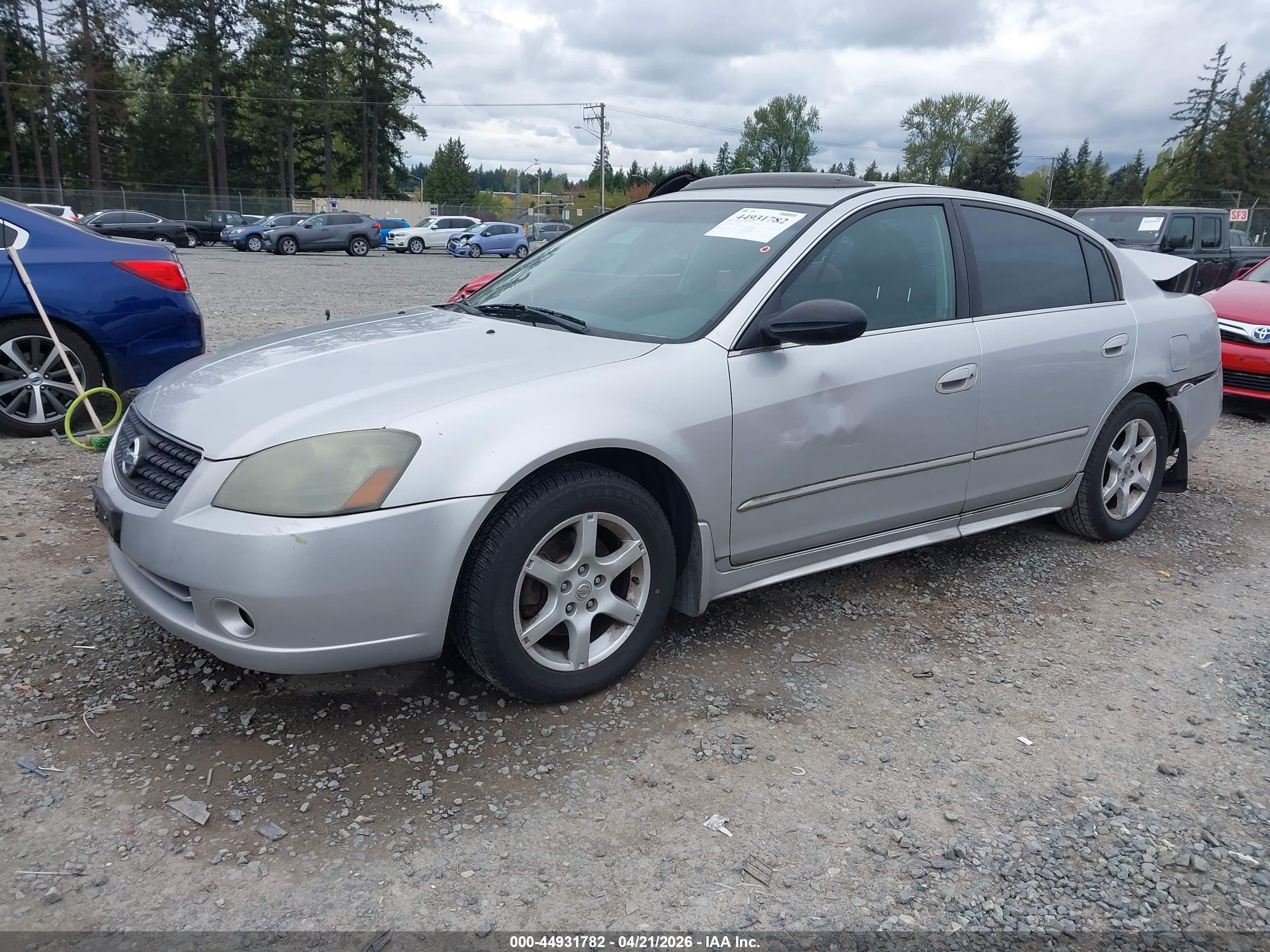 2006 Nissan Altima 3.5 Sl Серебряный vin: 1N4BL11E66C248427